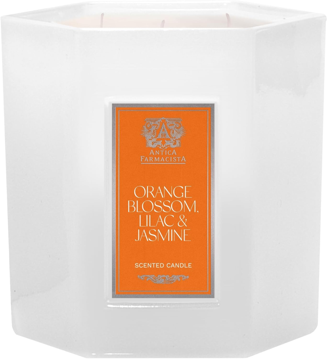 Antica Farmacista Three-Wick Candle - Decorative Home Candle - Long-Lasting & Premium Scented - Luxury Gift - Orange Blossom, Lilac & Jasmine, 25 oz