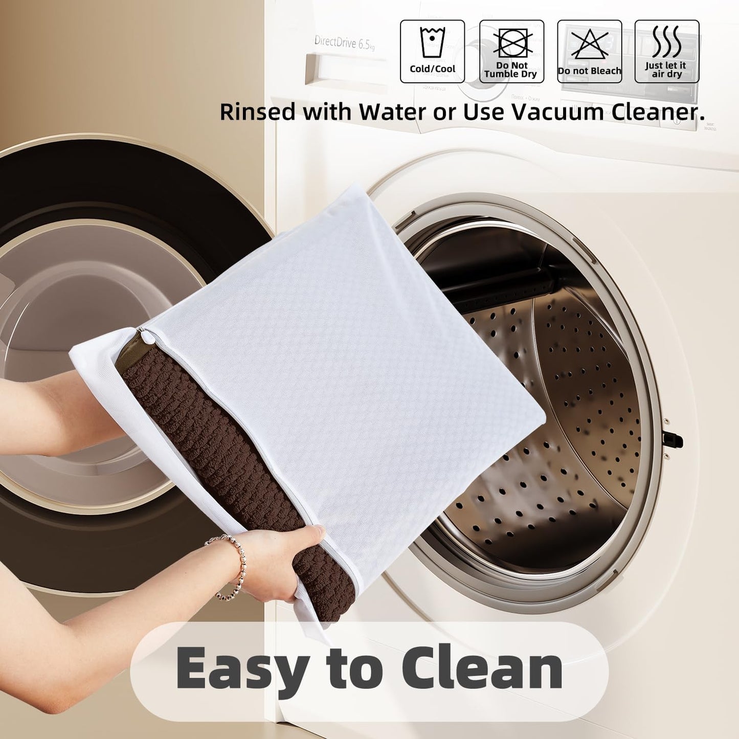 Bathroom Runner Rug, Long Bath Mat Washable Thin Quick Dry Low Pile Bathroom Runner Rugs 24 x 60 Non Slip, Brown 24"x60"