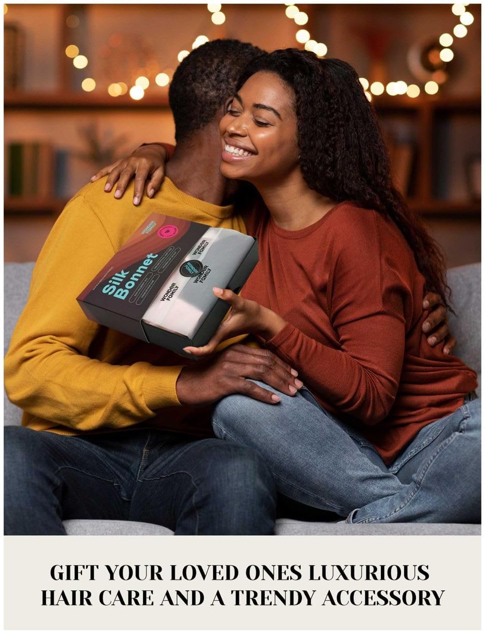 100% Mulberry Silk Bonnet for Sleeping Women with Curly Hair – Alternative to Double Layer Satin Bonnet with Tie Band