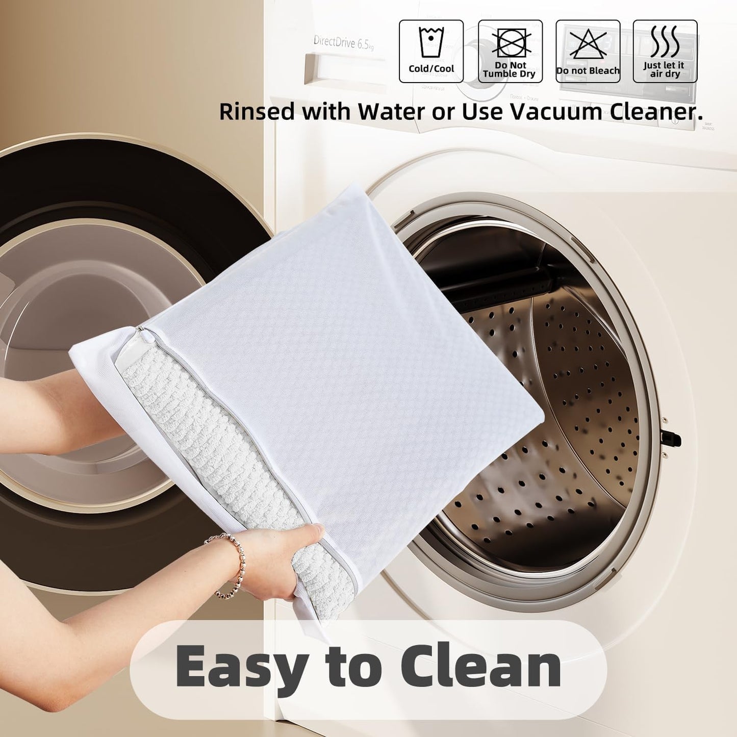 Bathroom Runner Rugs, Long Bath Mat Runner Washable Thin Quick Dry Low Pile Bathroom Runner Rugs Non Slip, White 16"x60"