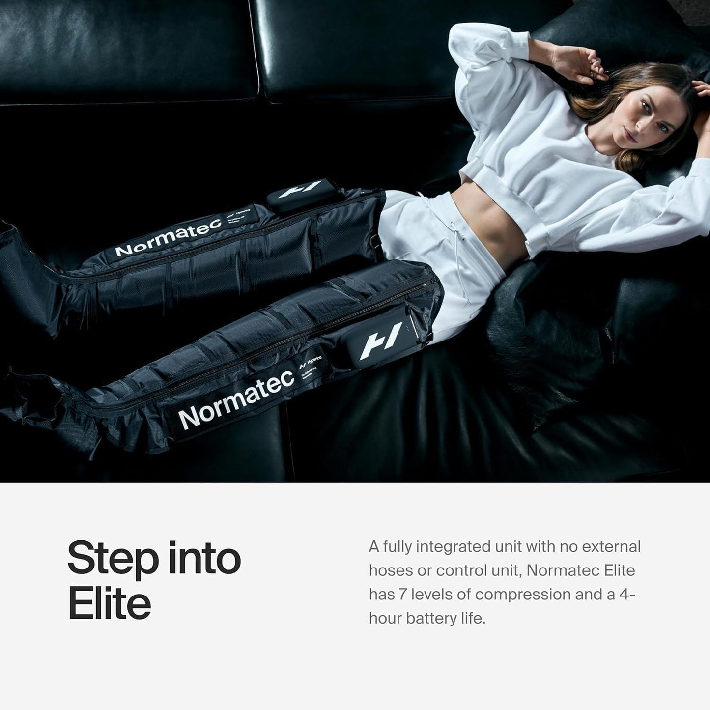 Hyperice Normatec Elite - Standard Size - Cordless Recovery System with Patented Dynamic Compression Massage Technology - FSA or HSA Eligible