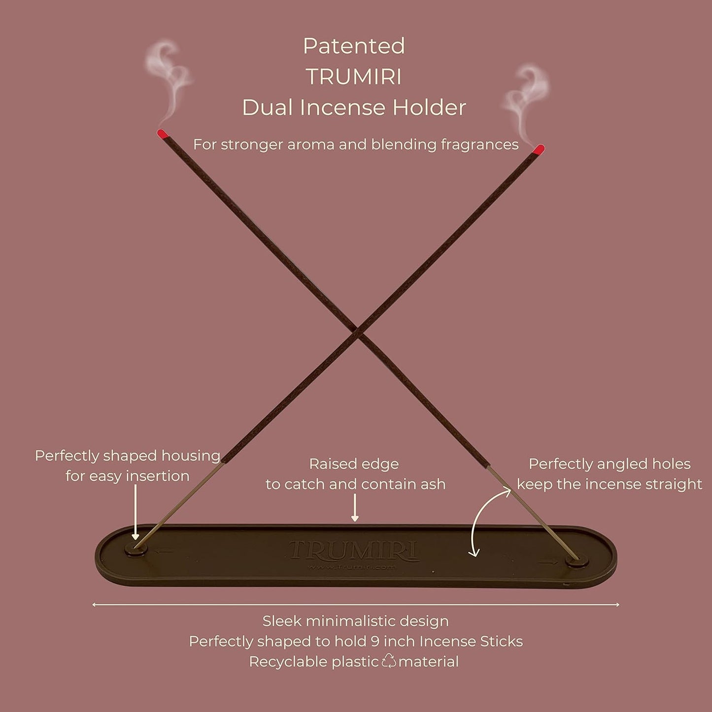 Gourmet Incense Sticks Variety Pack - 120 Insence-Sticks (6 Incents x 20 Insense) - Cinnamon Vanilla Coffee Chocolate - Natural Inscents-Sticks Non Toxic Inciensos + Incense Holder for Fall Christmas