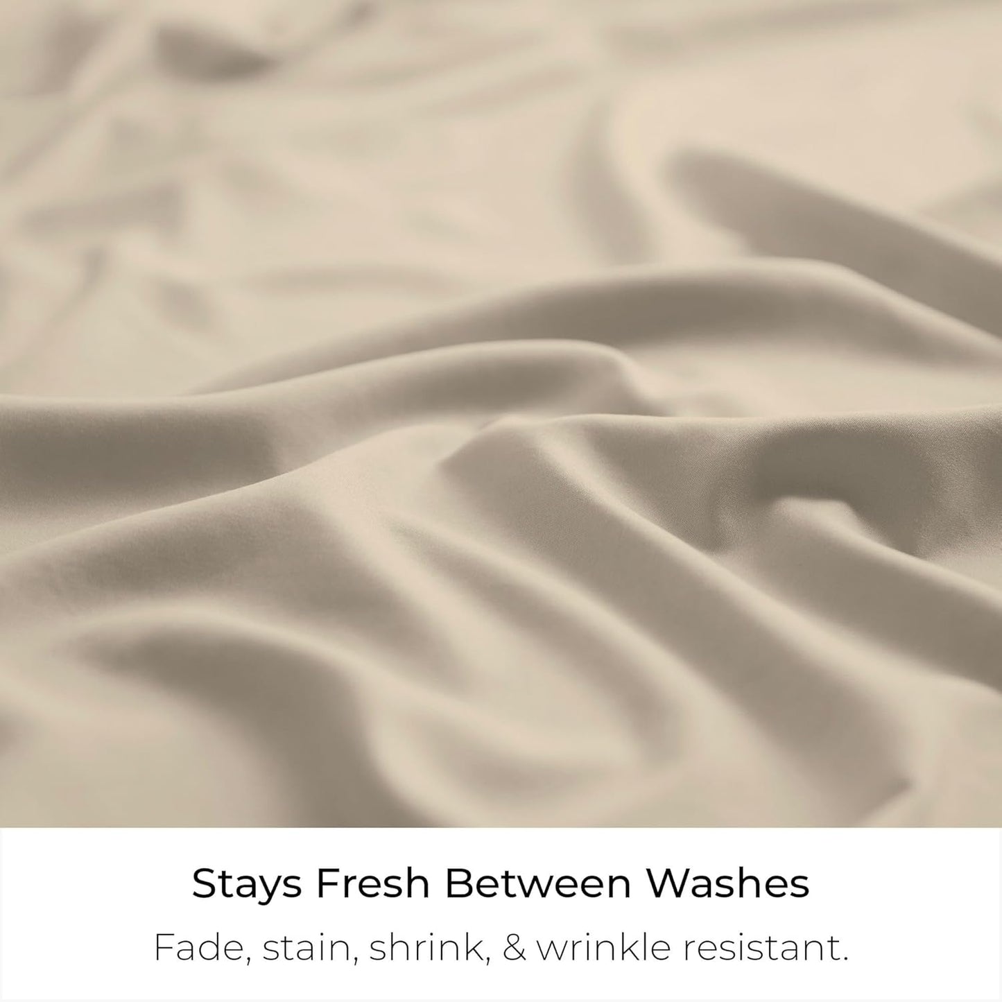 Mellanni Bed Skirt Queen Size - Bed Skirting - 15-Inch Tailored Drop Pleated Dust Ruffle - Hotel Luxury Bedding - Wrinkle, Fade, Stain Resistant - 1 Bedskirt (Queen, Beige)