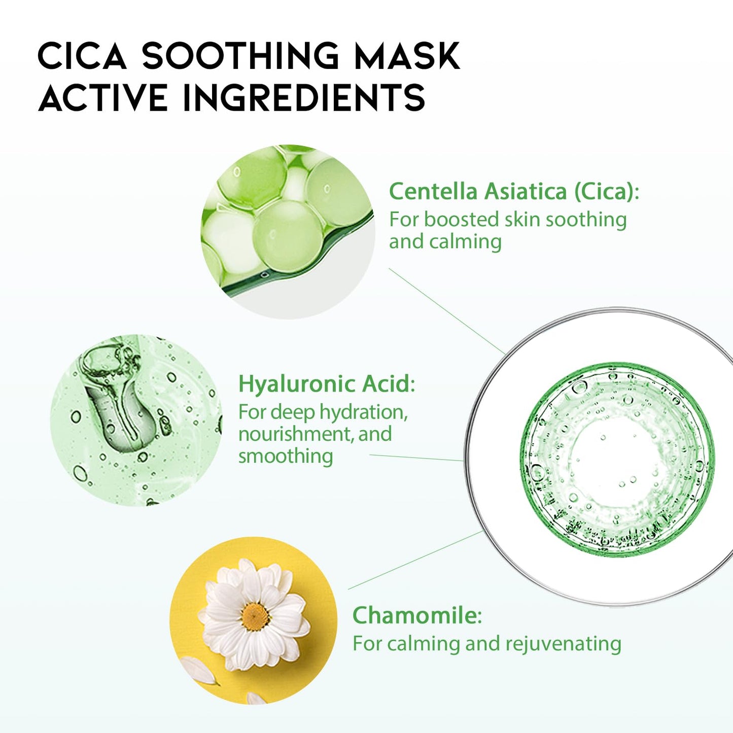 50Combo Korean Face Sheet Mask Gift Pack, Hydrating, Calming, Brightening, Smooting, Rejuvenating, EVE Vegan, Cica, Hyaluron, Retinol, Ceramide, Collagen