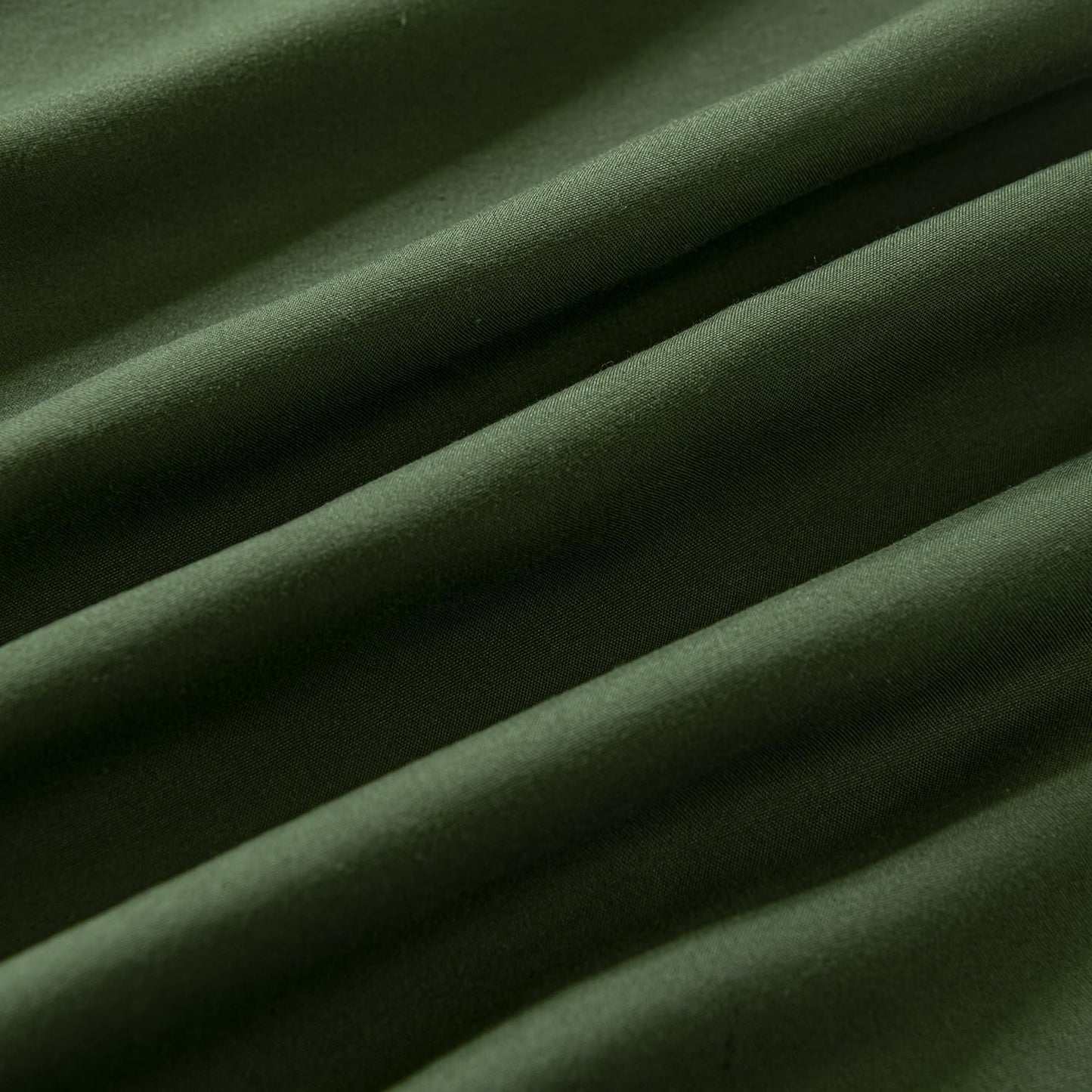 Bed Skirt Twin Size Ruffled Bed Skirt with Split Corners, 18 Inch Drop Dust Ruffle Bed Skirt with Platform, Green, Twin - 18" Drop