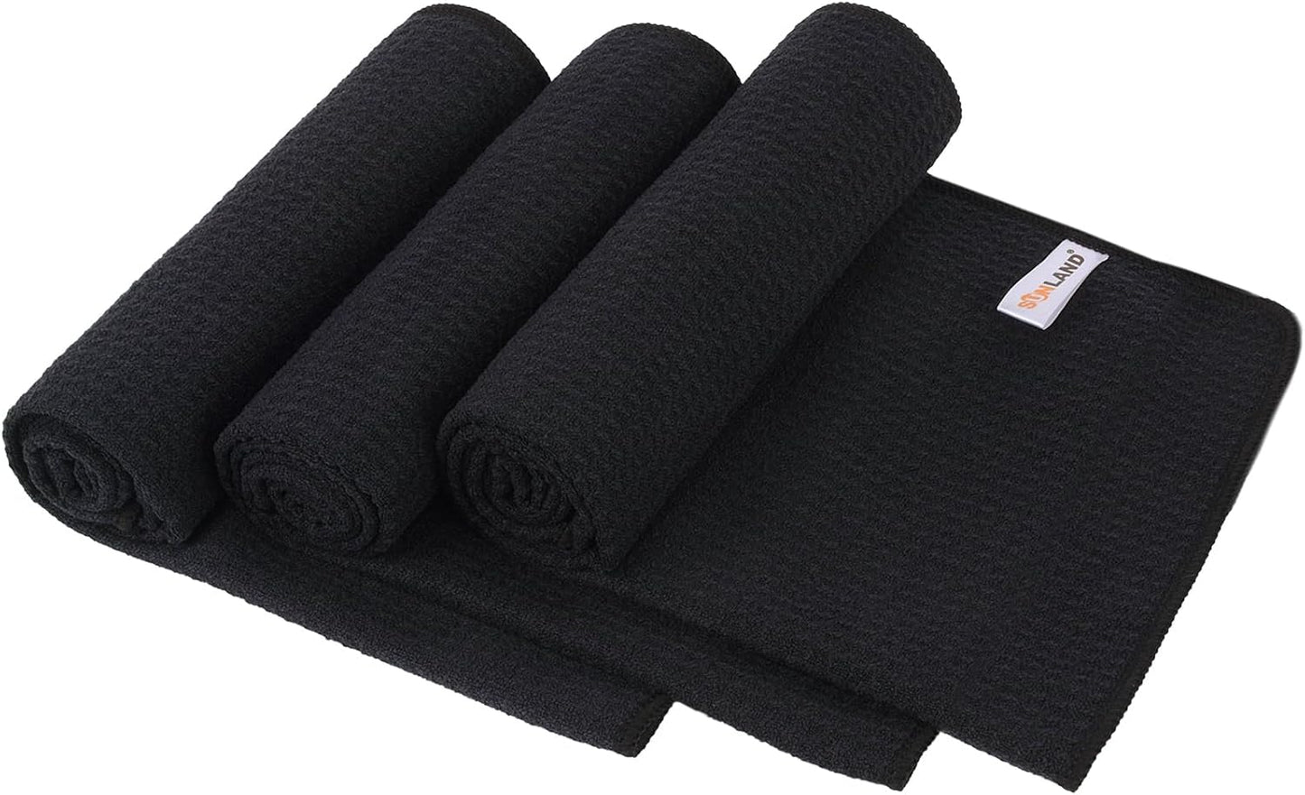 SUNLAND Microfiber Sports Workout Towels Fast Drying Fitness Sweat Towels for Men & Women Lightweight Multi-Purpose Gym Exercise Towel