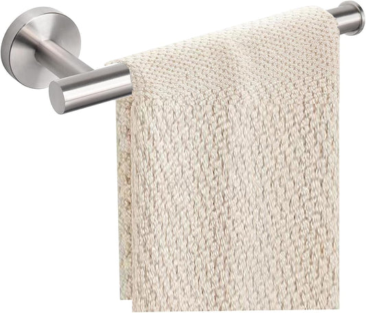 Hand Towel Holder - 9" Modern Design Towel Ring, Thicken SUS 304 Stainless Steel Towel Holder for Bathroom Wall, Contemporary Hand Towel Rack - Brushed Nickel
