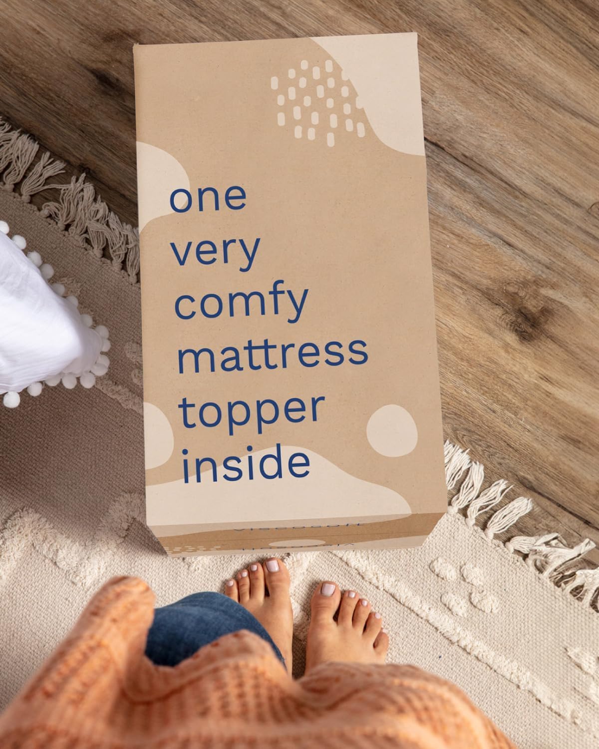 ViscoSoft 4 Inch Memory Foam Mattress Topper Queen - Select High Density Ventilated Mattress Pad - Removable Bamboo-Rayon Cover