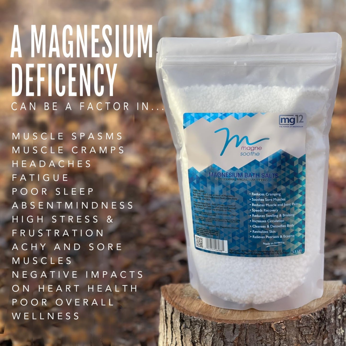 2.2lb MagneSoothe Magnesium Bath Salt