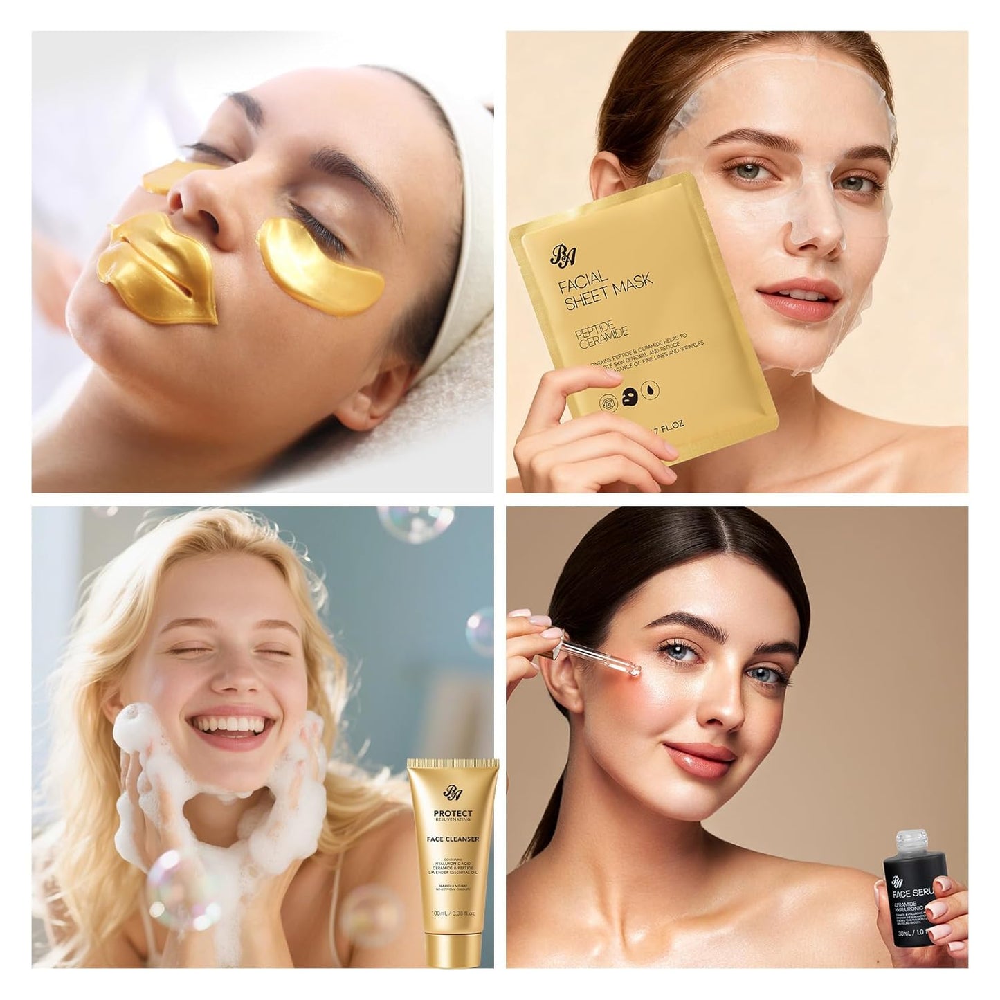 35 Pcs Christmas Gifts for Women, Orchid Spa Gift Basket Set, Self-Care Relaxation Kit, Face Skin Care Set, Bath & Body Care Set, Bath Bomb, Birthday, Valentines, Mother's Day, Wife, Mom, Anniversary