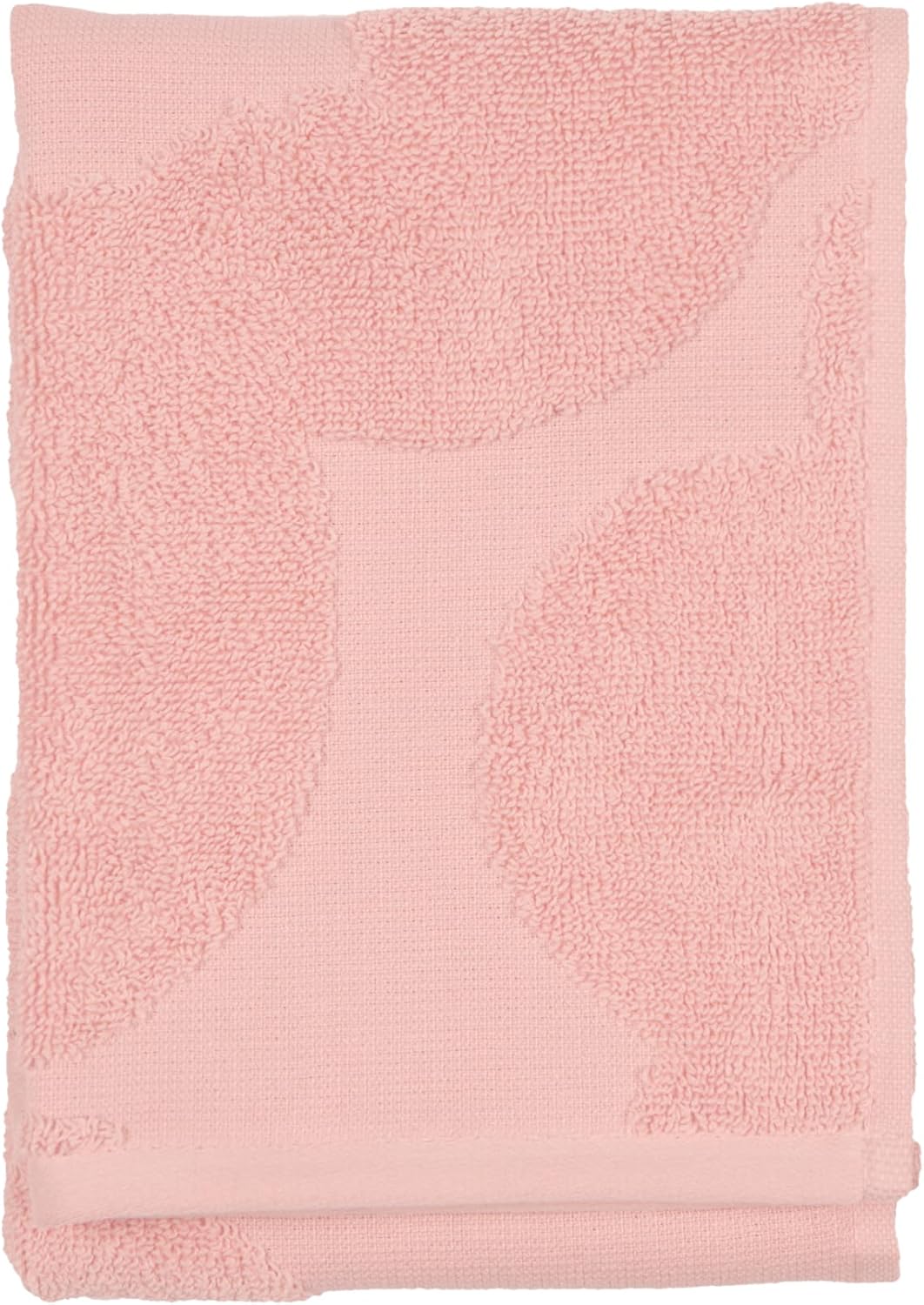 MARIMEKKO Unikko Terry Cotton Guest Towel (Pink) – Floral Patterned Guest Towels – 20 in x 12 in