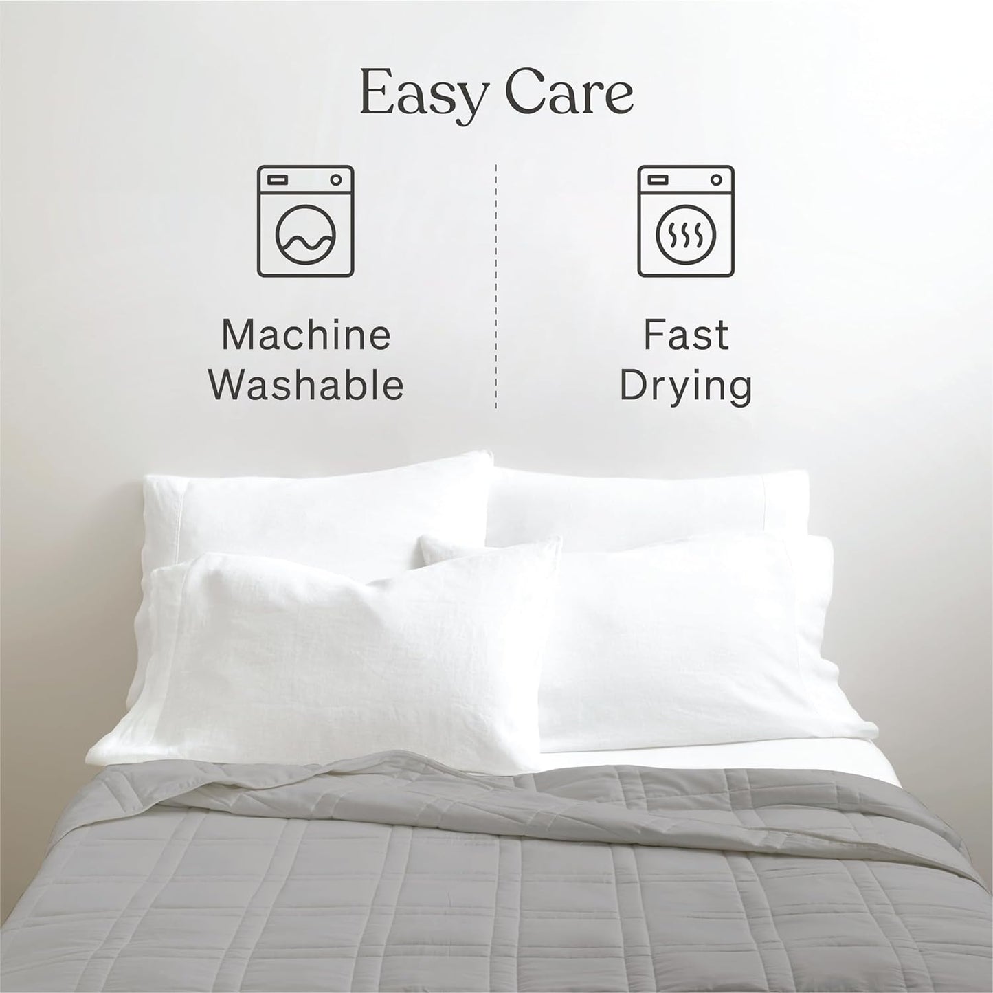 Baloo Weighted Blanket for Adults 12 lb Throw (Silver Sage, 42"x72") | Cool & 100% Cotton | Machine Washable & Dryer Safe | Glass Microbead Fill