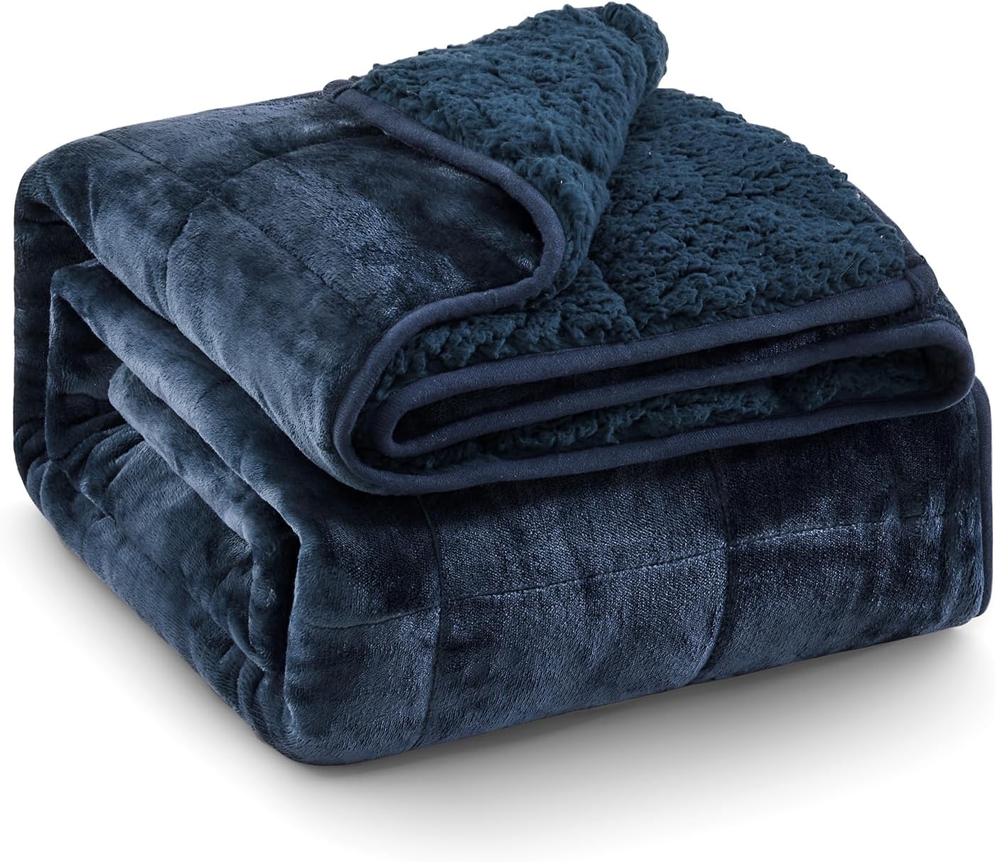 Super Fuzzy Soft Sherpa Fleece Weighted Blanket, 20 lbs Dual Sided Fluffy Heavy Weighted Blankets for Adults - No Bunching with Double Layers of Soft Inner Lining (60"x 80", 20 Pounds)