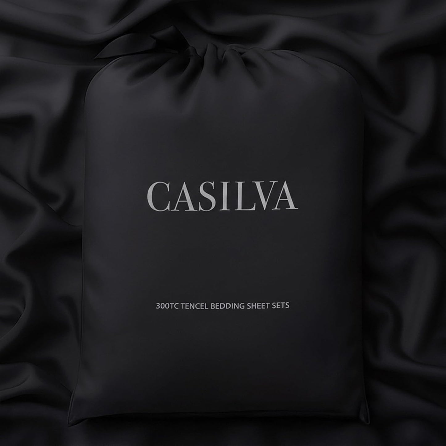 CASILVA Eucalyptus Sheets - Infused with Silver for Anti-Odor, Softer Than Silk Fibers, More Cooling Than Cotton - Perfect for Hot Sleepers & Sensitive Skin - 100% Tencel Lyocell - Queen Sheet Set
