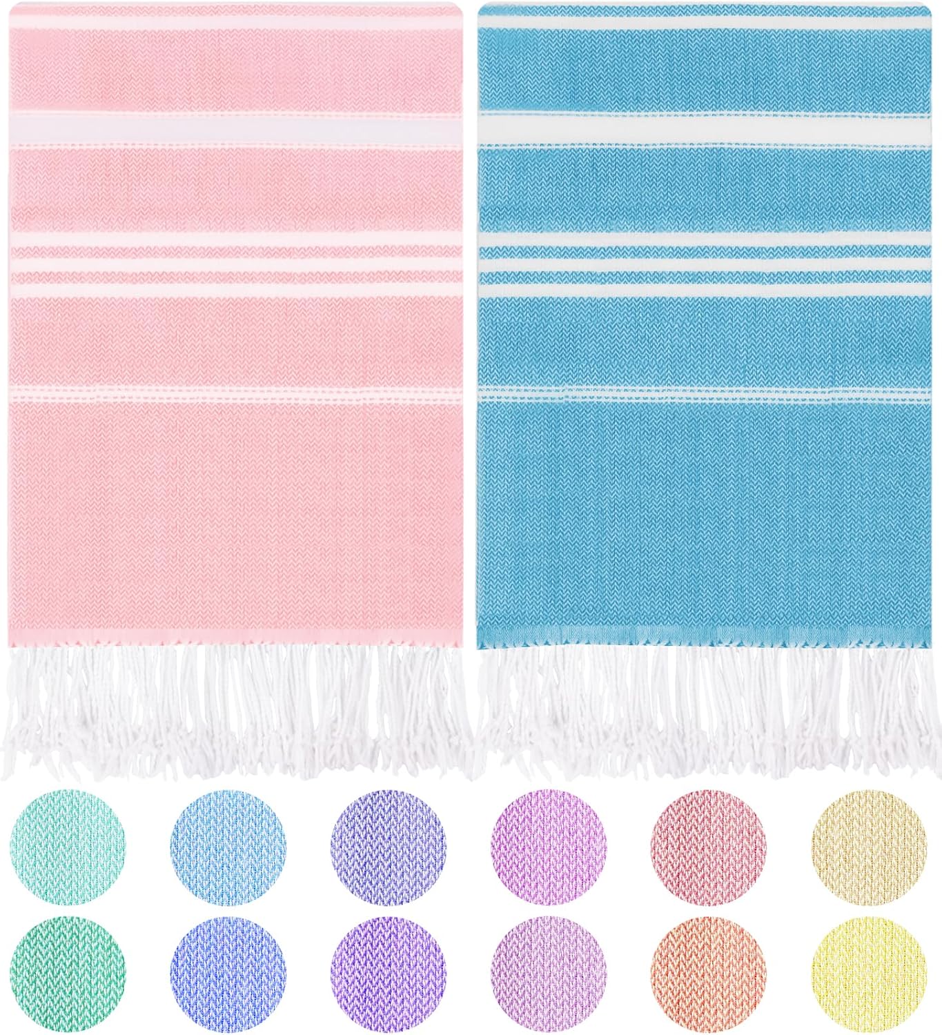 Thin Turkish Beach Towel Lightweight Quick Dry Absorbent Cotton Bathroom Bath Pool Swim Towels Extra Large Oversized Sand Free Beach Accessories Essentials Cloud Gifts for Adult