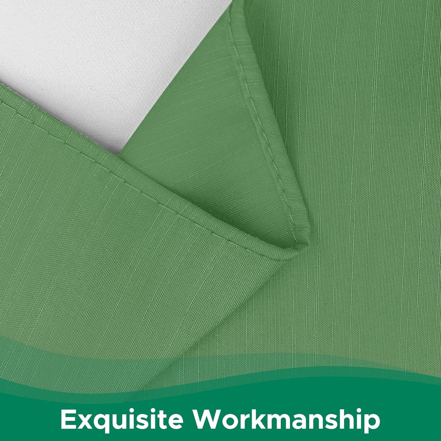 Biscaynebay Wrap Around Bed Skirts for Queen Beds 16" Drop, Sage Adjustable Elastic Dust Ruffles Easy Fit Wrinkle Resistant Silky Luxurious Fabric Machine Washable