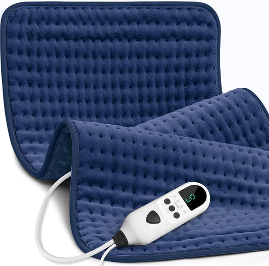 Heating Pad for Back 33"x17", Electric Heating Pads Large for Period Cramps Relief and Shoulder Pain, 9 Heat Settings, Machine Washable, Auto Shut Off, Birthday & Christmas Gifts for Women, Mom