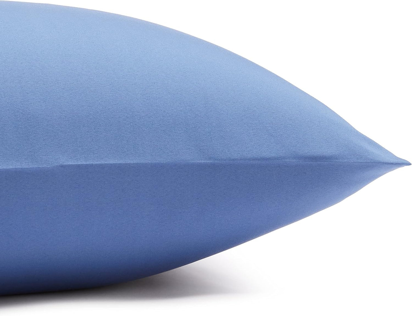 Amazon Basics Lightweight Ultra-Soft Breathable Easy Care Microfiber 3-Piece Bed Sheet Set with 14-Inch Deep Pockets, Twin XL, Dutch Blue, Solid (Pack of 4)