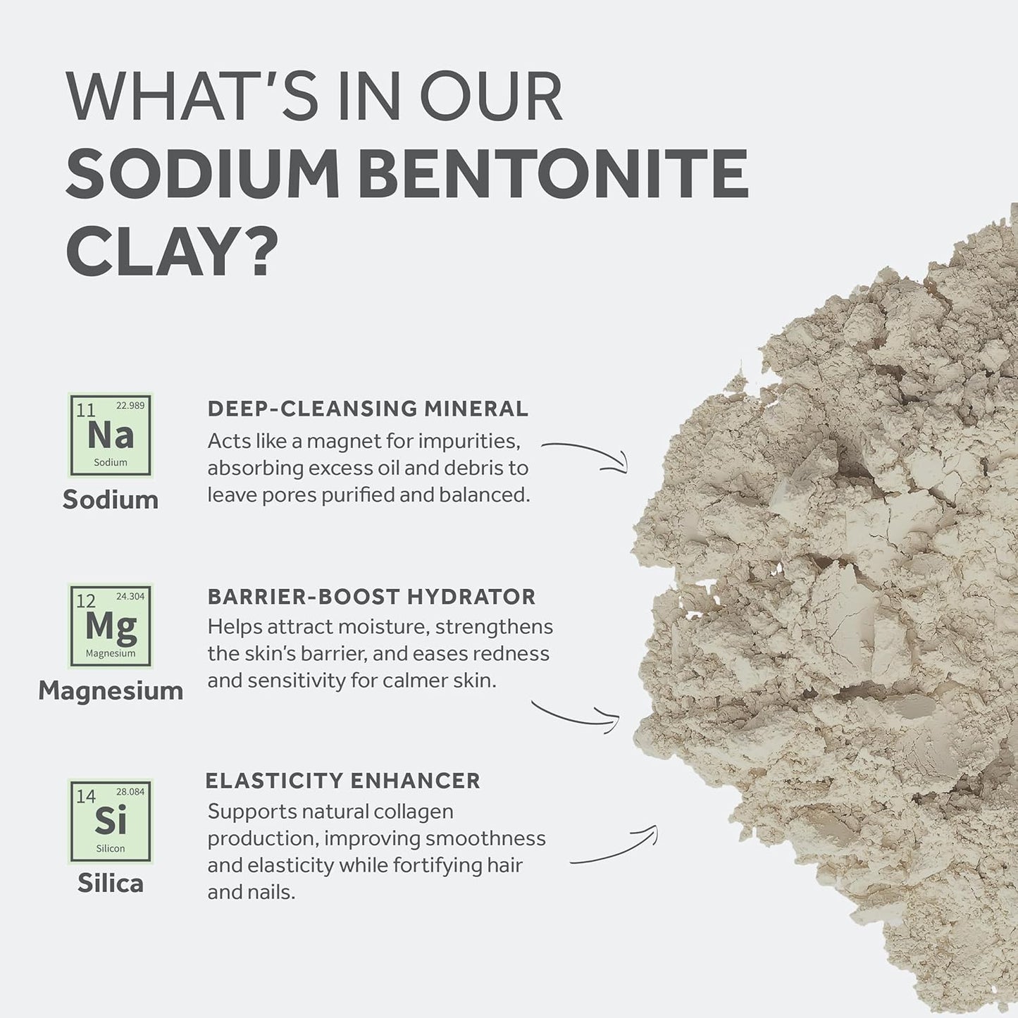 Bentonite Clay Food Grade Powder 2 Lb – Natural Heavy Metal Detox & Pore Cleansing | Indian Healing | DIY Hair & Facial Mask Treatment for Oily Skin | Toothpaste, Deo, Bath & Foot Soak