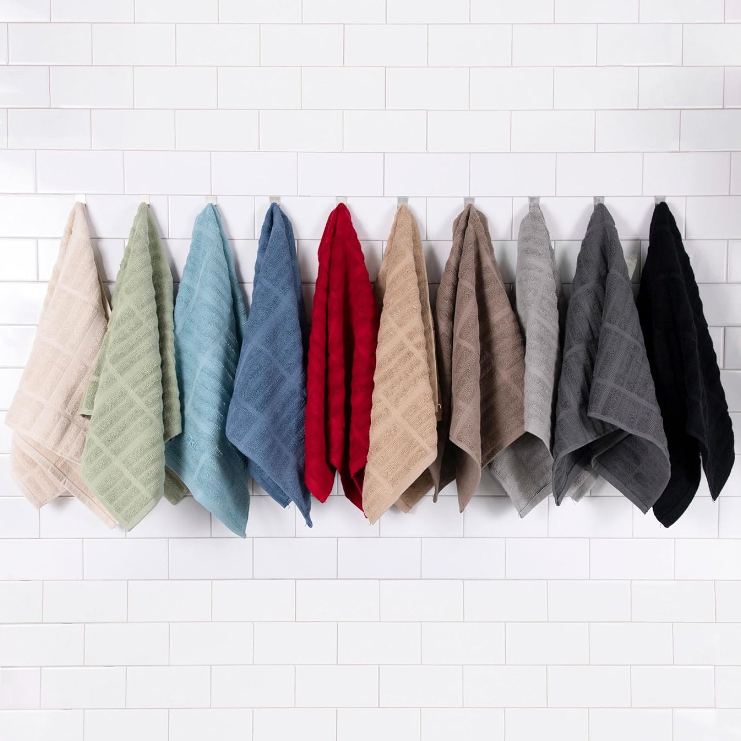 All-Clad Solid Kitchen Towel: Highly Absorbent, Super Soft Long Lasting - 100% Cotton, 17"x30" Tea Towel for Cleaning & Drying Dishes, Pans, Glassware, or Countertops, (1-Pack), Mushroom