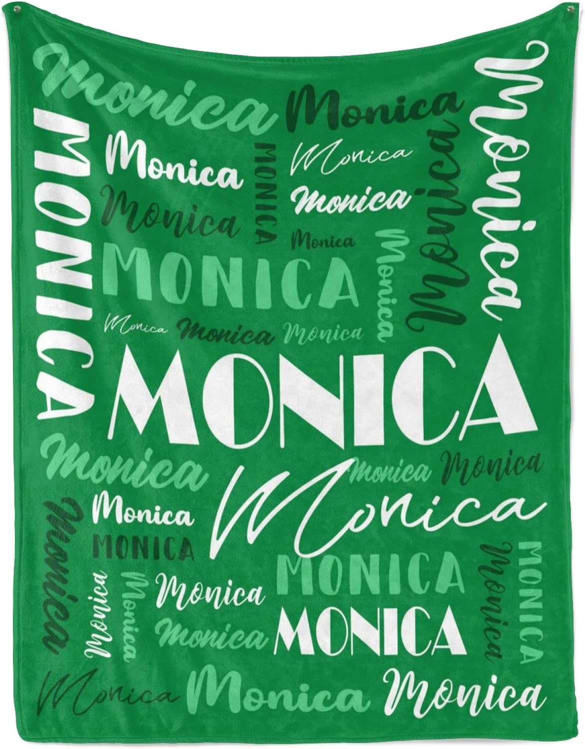 Name Blanket Personalized Blanket for Adult Kids Flannel Customize Throw Blanket Custom (Color 22, 60 x 80 Inches)