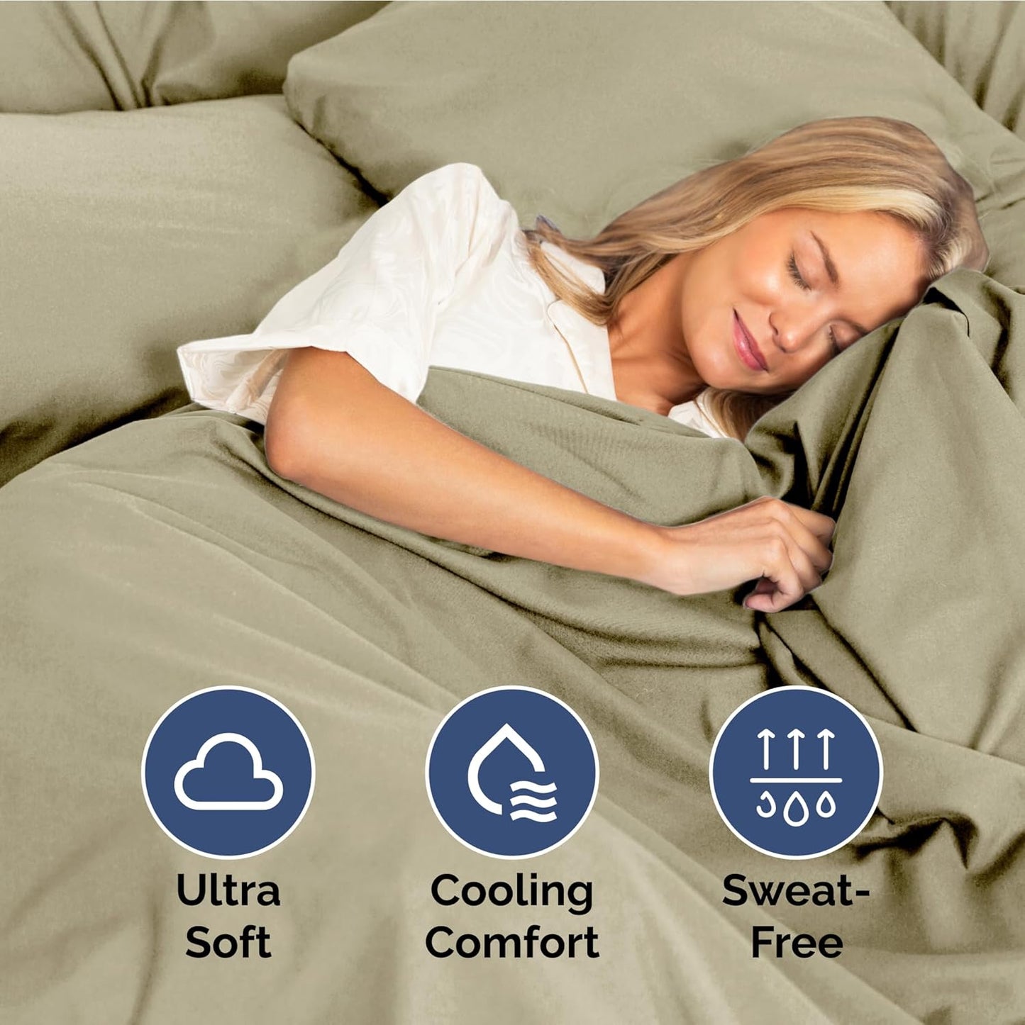 Full Size 4 Piece Sheet Set - Extra Soft, Breathable And Cooling Sheets - Hotel Luxury Durable Bed Sheets for Women & Men - Deep Pockets, Easy-Fit & Wrinkle-Free Sheets - Taupe Oeko-Tex Bed Sheet Set