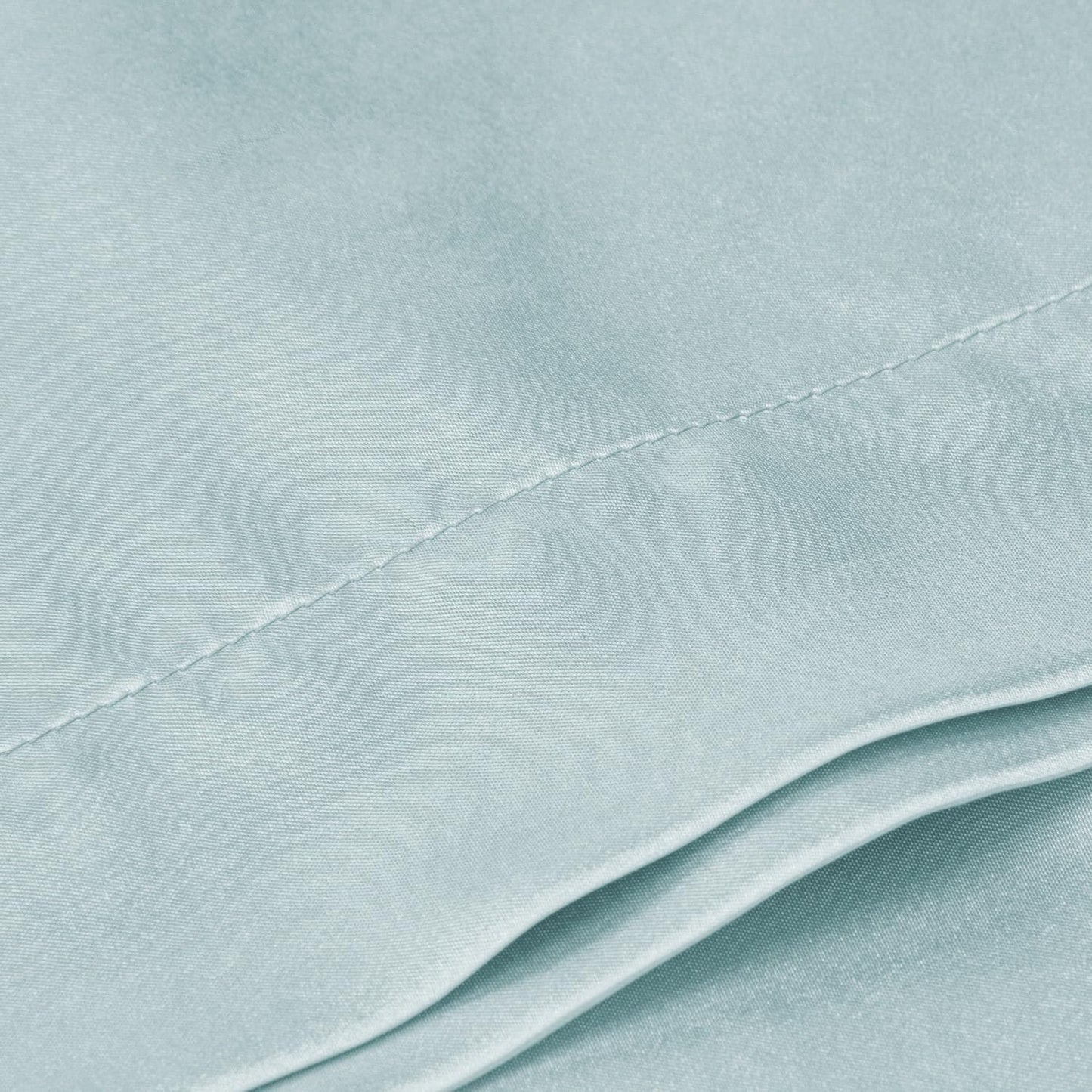 BEDELITE Satin Body Pillow Cover, Super Soft and Cooling Body Pillow Pillowcase for Hair and Skin, Breathable Silky Full Long Pillowcase Cover(20"x54", Stone Blue)