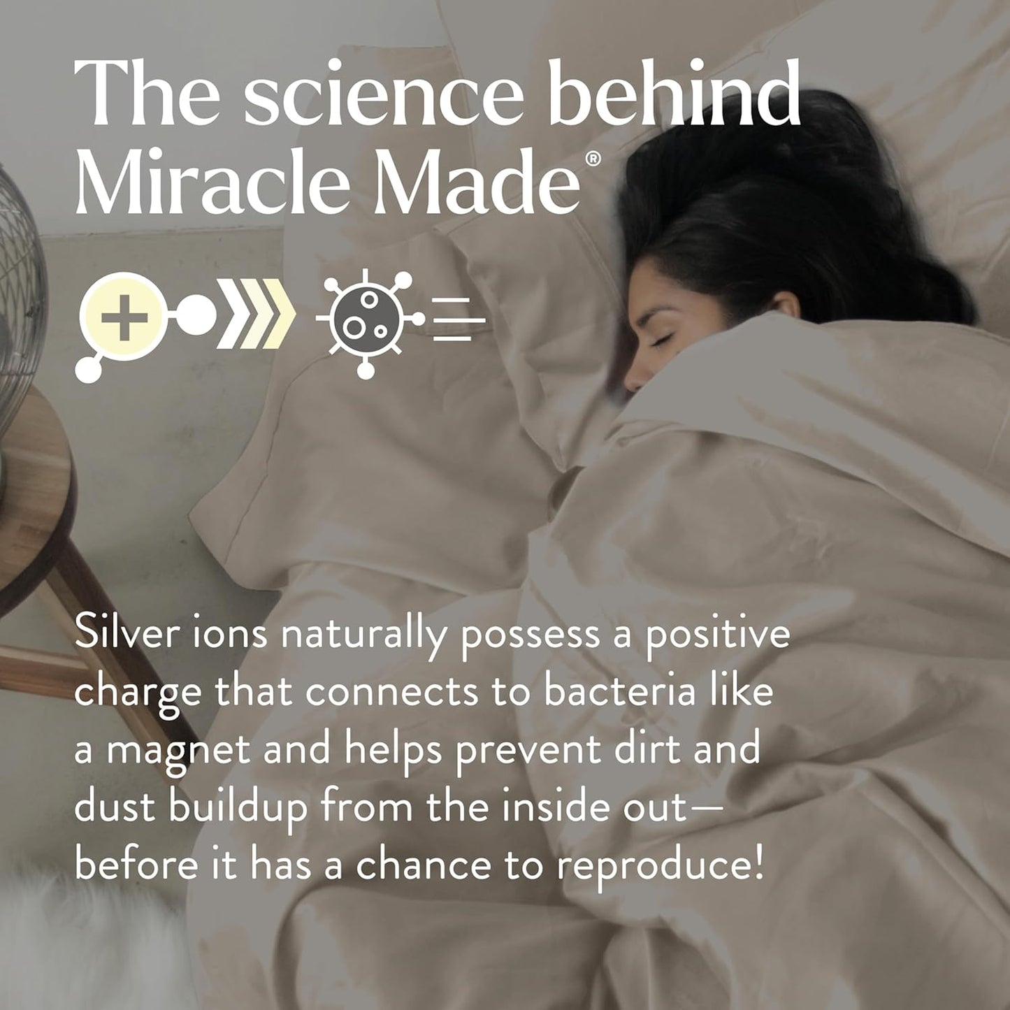 Miracle Made® Extra Luxe Cool It Tech Pillowcases (Sand, King/Cali King)