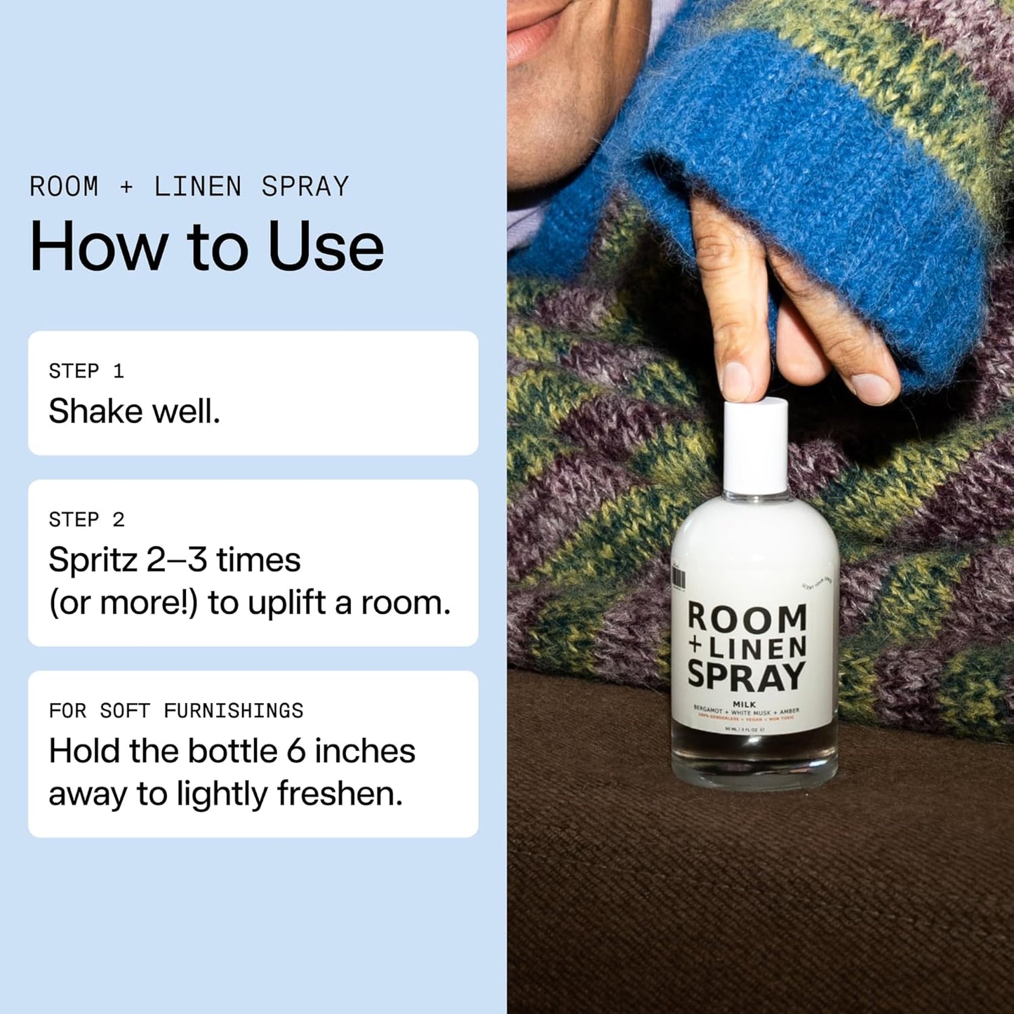 DedCool Room + Linen Spray | 01 Taunt | Luxurious Natural Linen & Fabric Spray | Non-Toxic, Essential Oil Infused | Home, Bedding, Couch, Closet, Bathroom Freshener | 3 fl oz