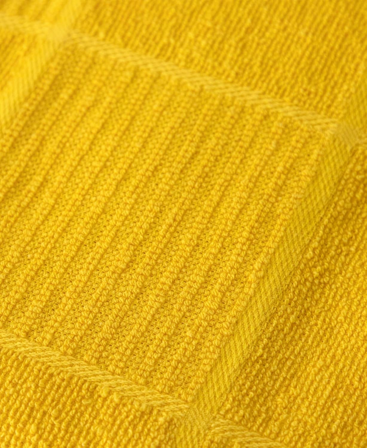 T-Fal Solid & Checked Parquet Kitchen Towels: Highly Absorbent, Super Soft Long Lasting - 100% Cotton, 16"x26" Dish Towels for Cleaning & Drying Dishes, Pans, Glassware, Countertops, 6-Pack, Lemon