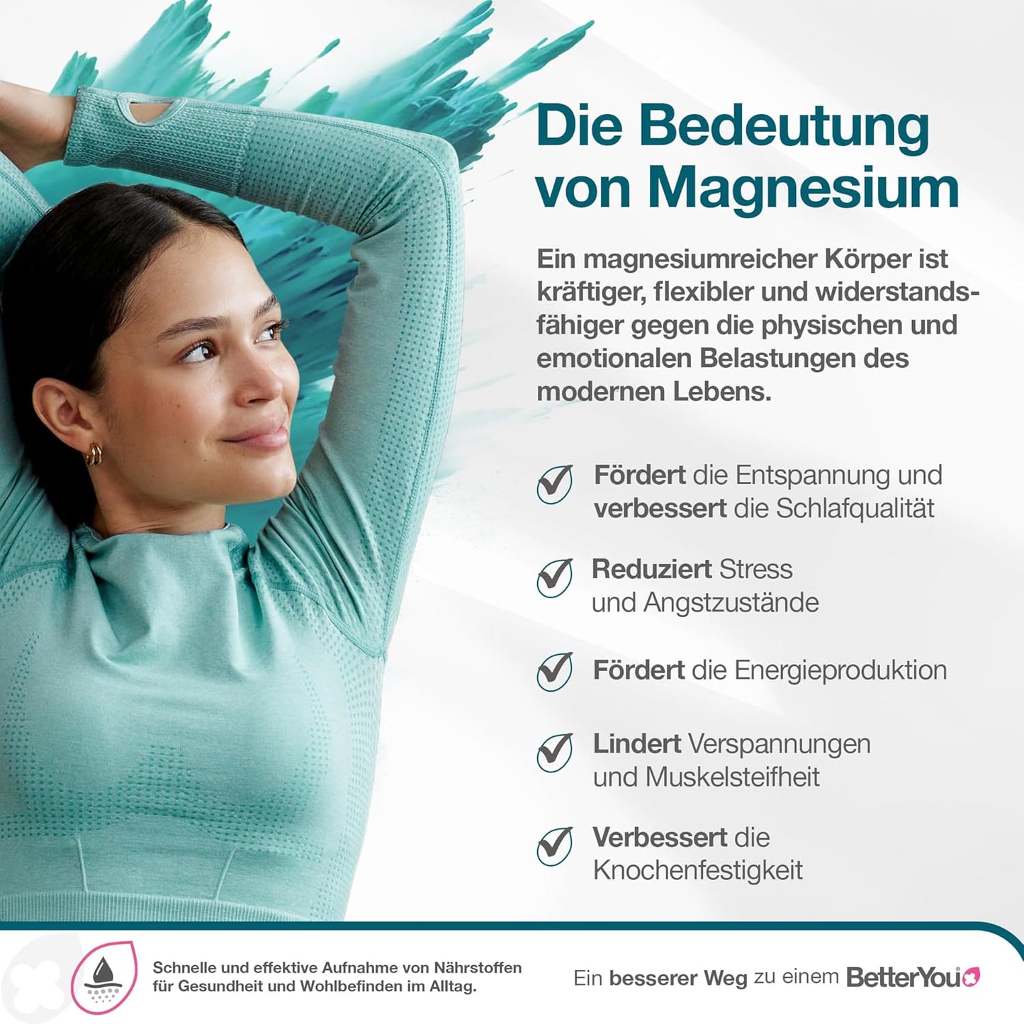 BetterYou Magnesium Mineral Bath Flakes - Mineral Bath Salts with Magnesium Chloride - Foot Bath or Body Bath Soak - Safe On Sensitive Skin - 2.3 lb