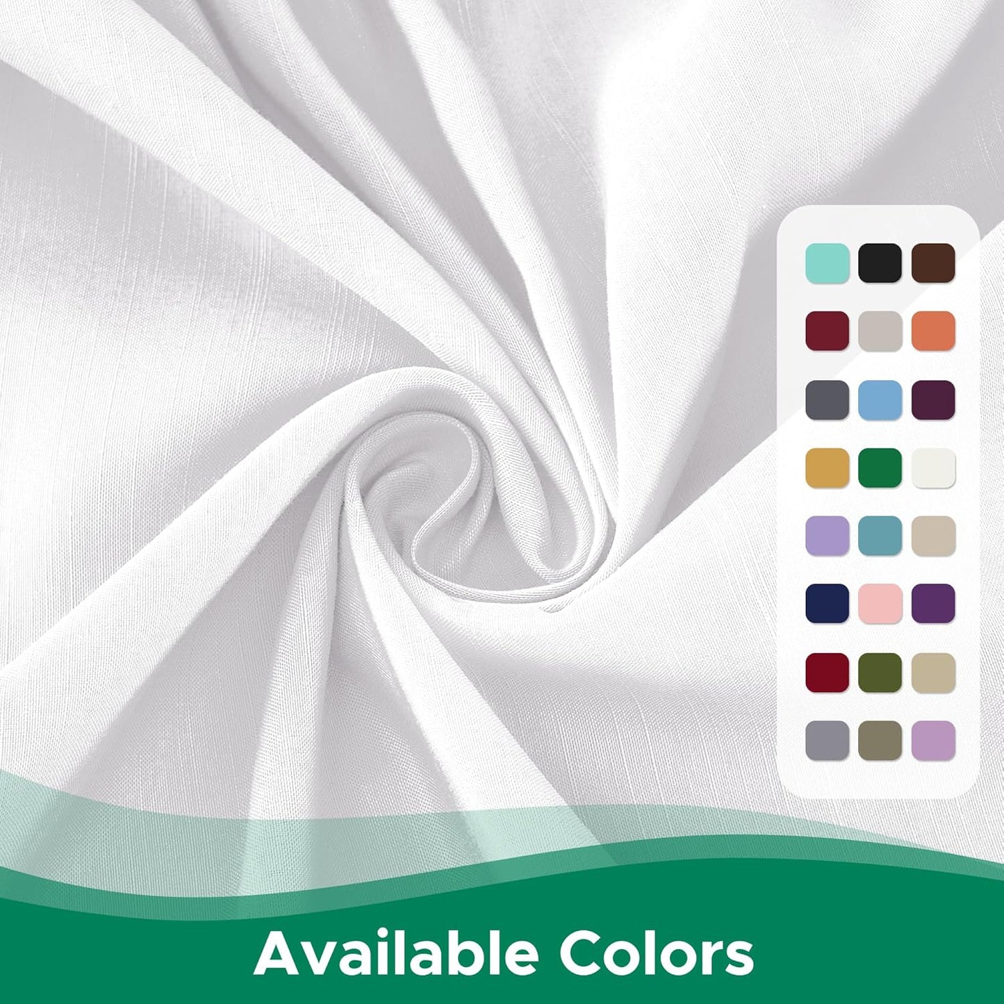 Biscaynebay Wrap Around Bed Skirts for King & Cal King Beds 22" Long Drop, White Adjustable Elastic Dust Ruffles Easy Fit Wrinkle Resistant Silky Luxurious Fabric Machine Washable