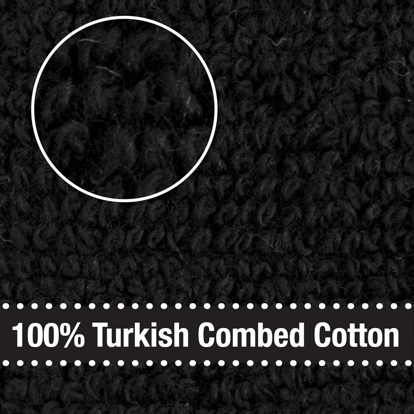 All-Clad Solid Kitchen Towel: Highly Absorbent, Super Soft Long Lasting - 100% Cotton, 17"x30" Tea Towel for Cleaning & Drying Dishes, Pans, Glassware, or Countertops, (1-Pack), Black