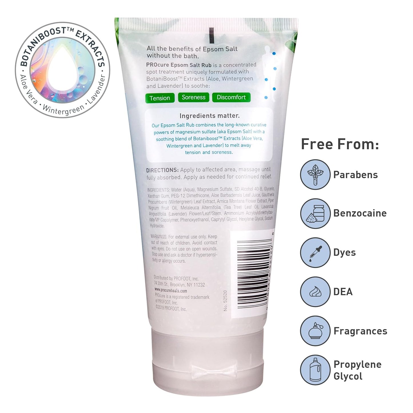 Procure Epsom Salt Rub Gel - 2 Pack