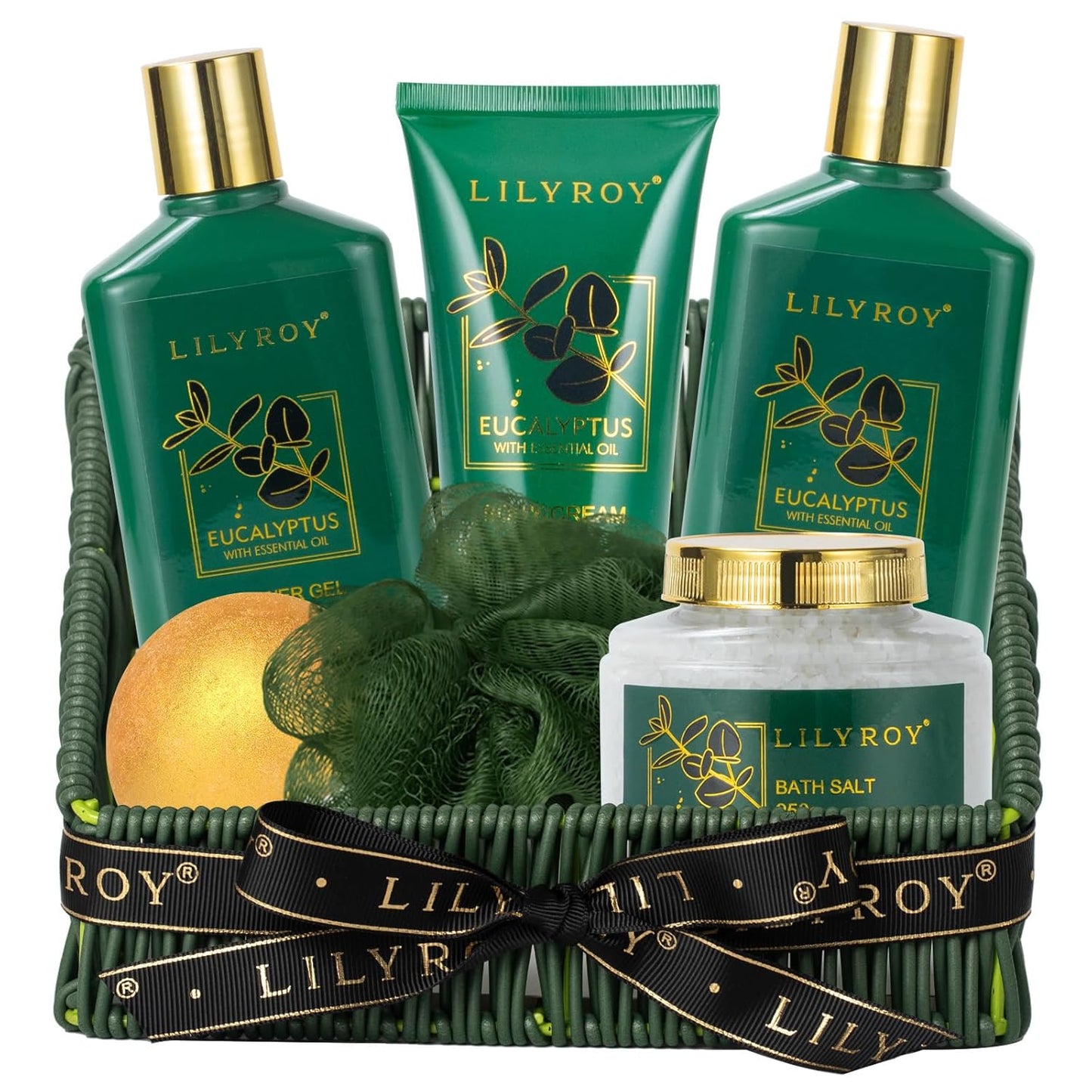 Christmas Gifts for Women - 7 Pcs Luxury Bath and Body Gift Basket Set Spa Gift Basket Set for Women, Gift with Bath Bomb | Perfect Valentine's, Birthday, Mothers Day Gifts, Gift Set for All Occasion