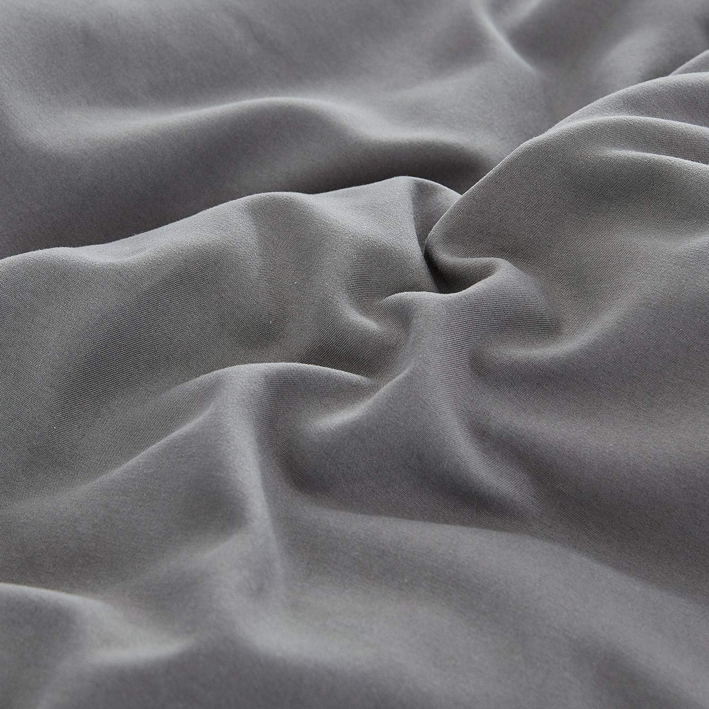Cottonight Grey Comforter Sets Full Size Dark Grey Bedding Comforter Set Full Charcoal Gray Quilts Blanket Modern Solid 3PCS Smoke Gray Bedding Comforter Set for Men Boys Adults Full Bed