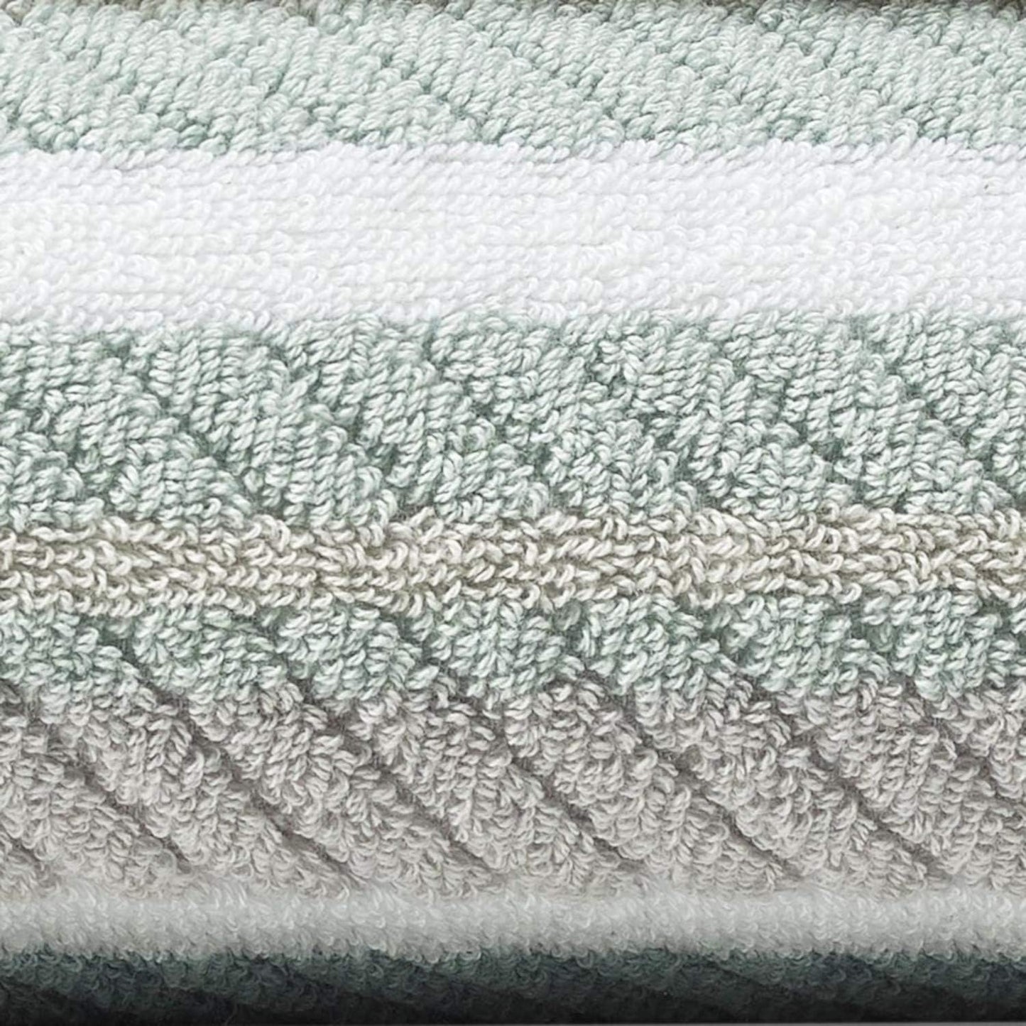 Tommy Bahama - Bath Towels, 100% Soft & Absorbent Cotton Terry Loop with Twill Texture, Low Linting & Fade Resistant, Medium Weight Bathroom Towels (Ocean Bay Blue, 3 Piece)