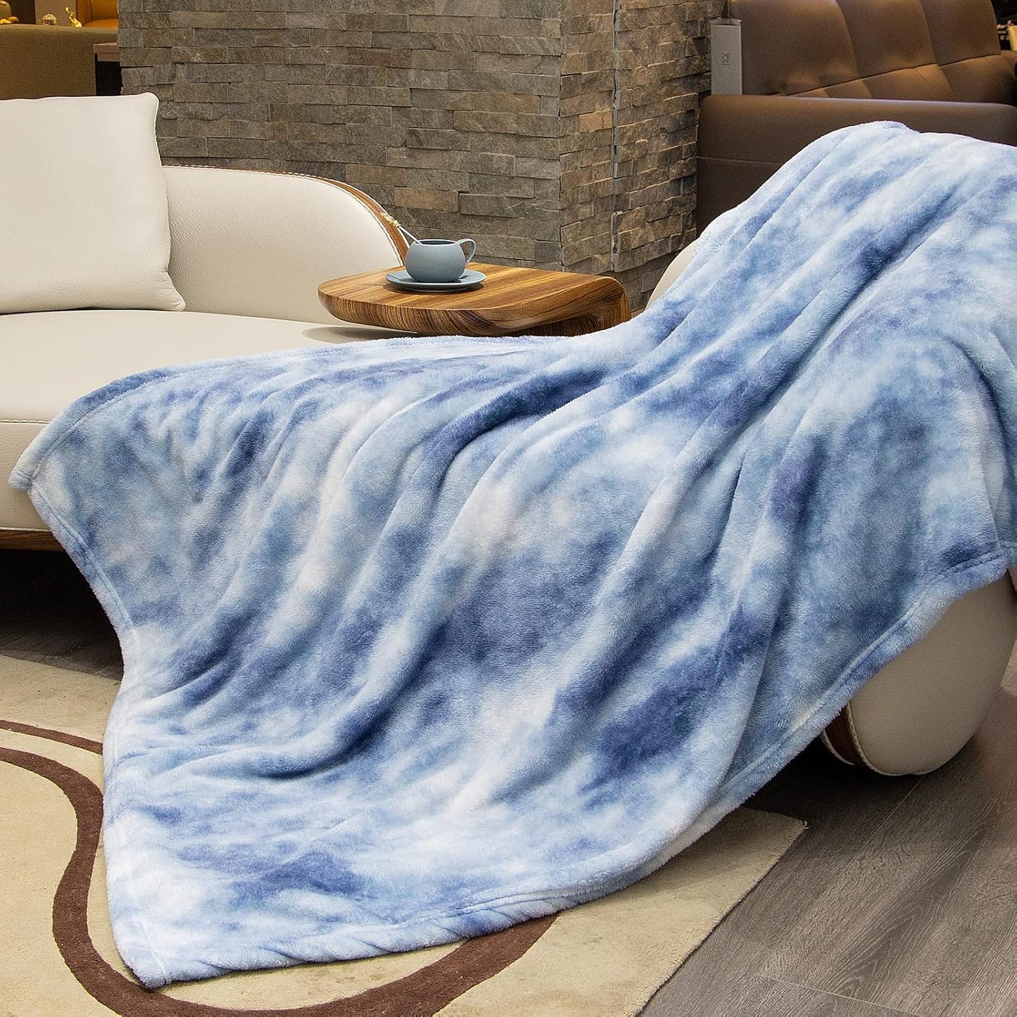 Fleece Throw Blanket Cozy Soft Lightweight Throw Blankets Warm Plush Gray Fall Blankets and Throws Couch Sofa Bed Camping Travel Picnic Outdoor Blanket Bedding Kid Baby Boys Girls Adults 60x80 in