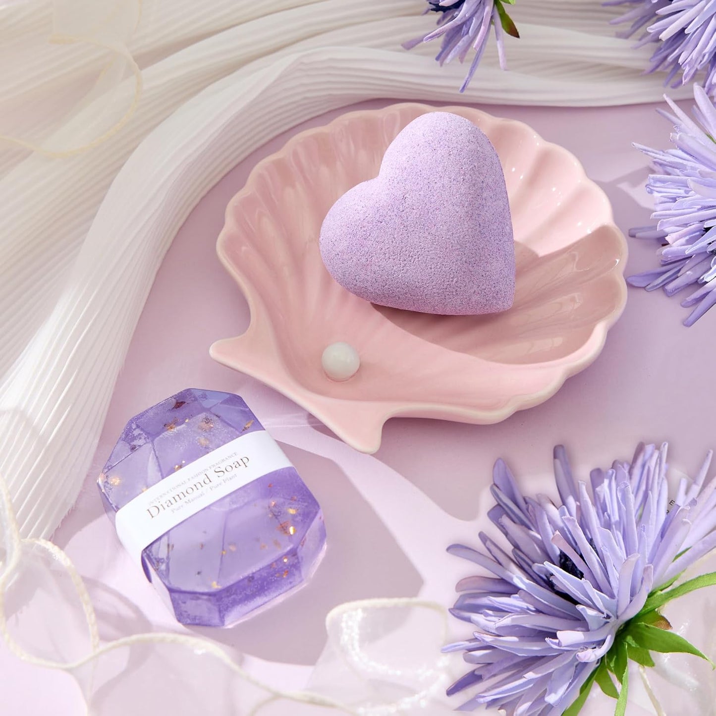 Birthday Gifts for Women, Self Care Get Well Soon Gifts, Lavender Relaxing Spa Gift Basket Care Package w Blanket, Valentines Mothers Day Christmas Gifts for Mom Grandma Wife Girlfriend Friends Sister