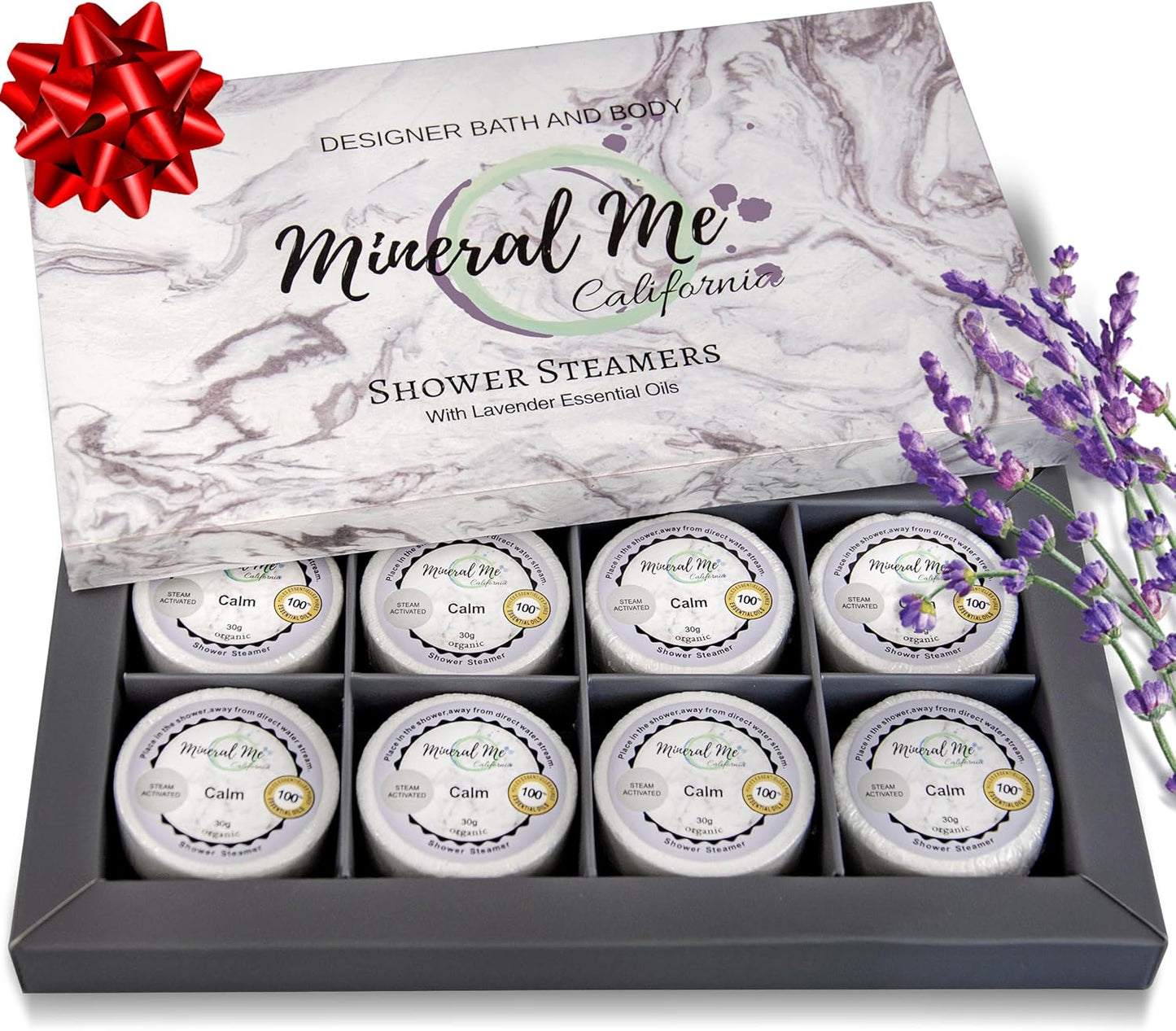 Shower Steamers Aromatherapy - Lavender Shower Steamers W/Organic Essential Oils for Vaporizing Steam Spa, Relaxation, Vapor Shower Tablet, Shower Melts, Stocking Stuffers Christmas Gift for Her, Him