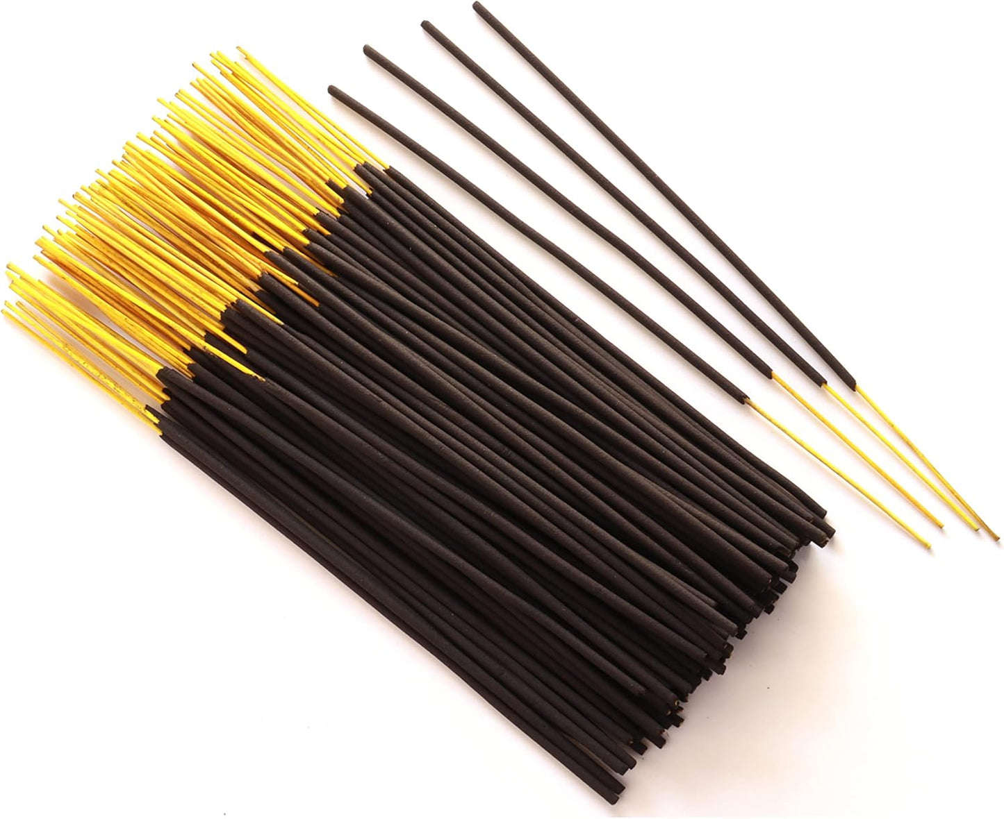 Artisan Hand-Dipped Incense Sticks - Premium 105-sticks Pack Variety Set - 7 Different Scents - Free Incense Holder