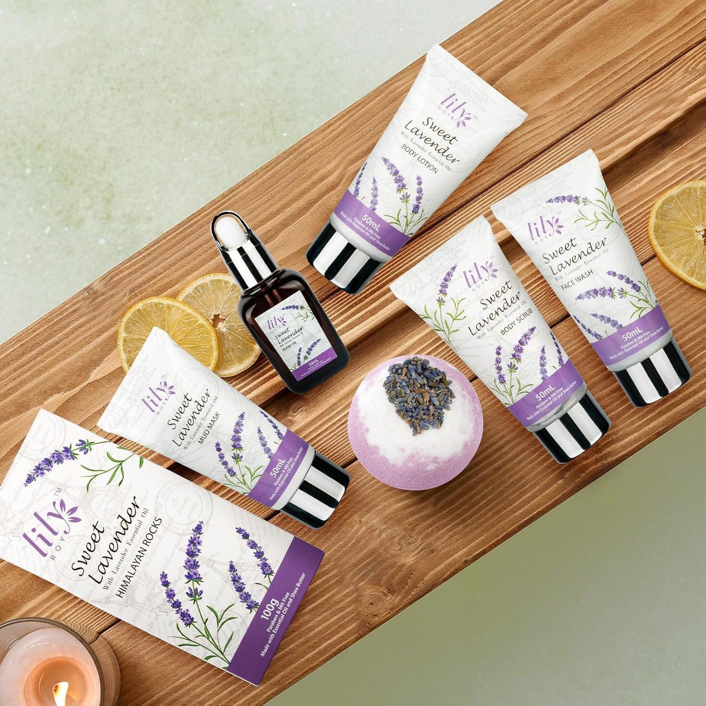 Lavender Spa Gift Set for Women - 22 Piece Luxury Bath & Body Basket with Bath Bomb, Lotion & Shower Gel | Birthday Gifts, Mothers Day Gifts, Christmas Gifts