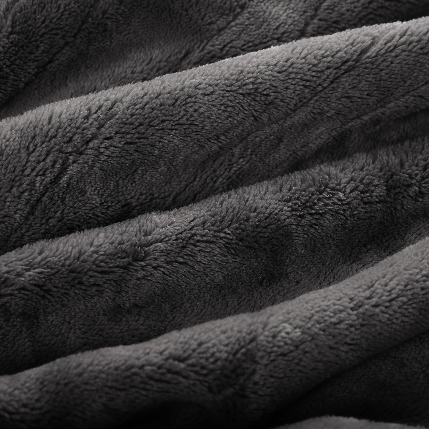 Electric Heated Blanket Full Size 72"x84", 5 Heating Levels & 10 Hours Auto Off, Cozy for Bed, Sofa & Office, Large Oversized, Single Control Heating Heater Blankets, Machine Washable, Dark Gray