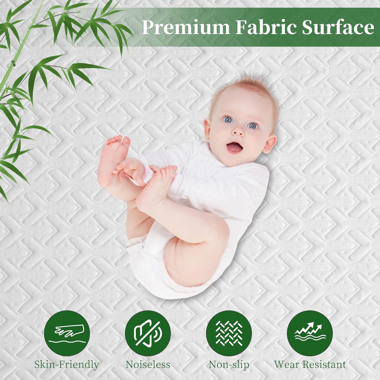 100% Waterproof Full Size Mattress Protector HN Cooling Breathable 5D Air Double Mattress Cover Noiseless Soft Fitted Up 8"-21" Deep Pocket Vinyl Free Anti Slip and Wear-Resistant (3-in-1, Full)