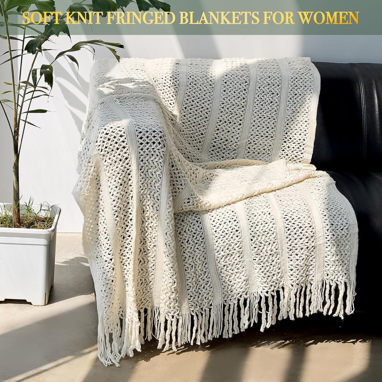 Get Well Soon Gifts for Women, Self Care Gift Baskets, Christmas Birthday Gifts for Women Spa Care Package, Thinking of You Sympathy Gift Box for Mom, Her, Friend, Sister, Wife (Ivory)