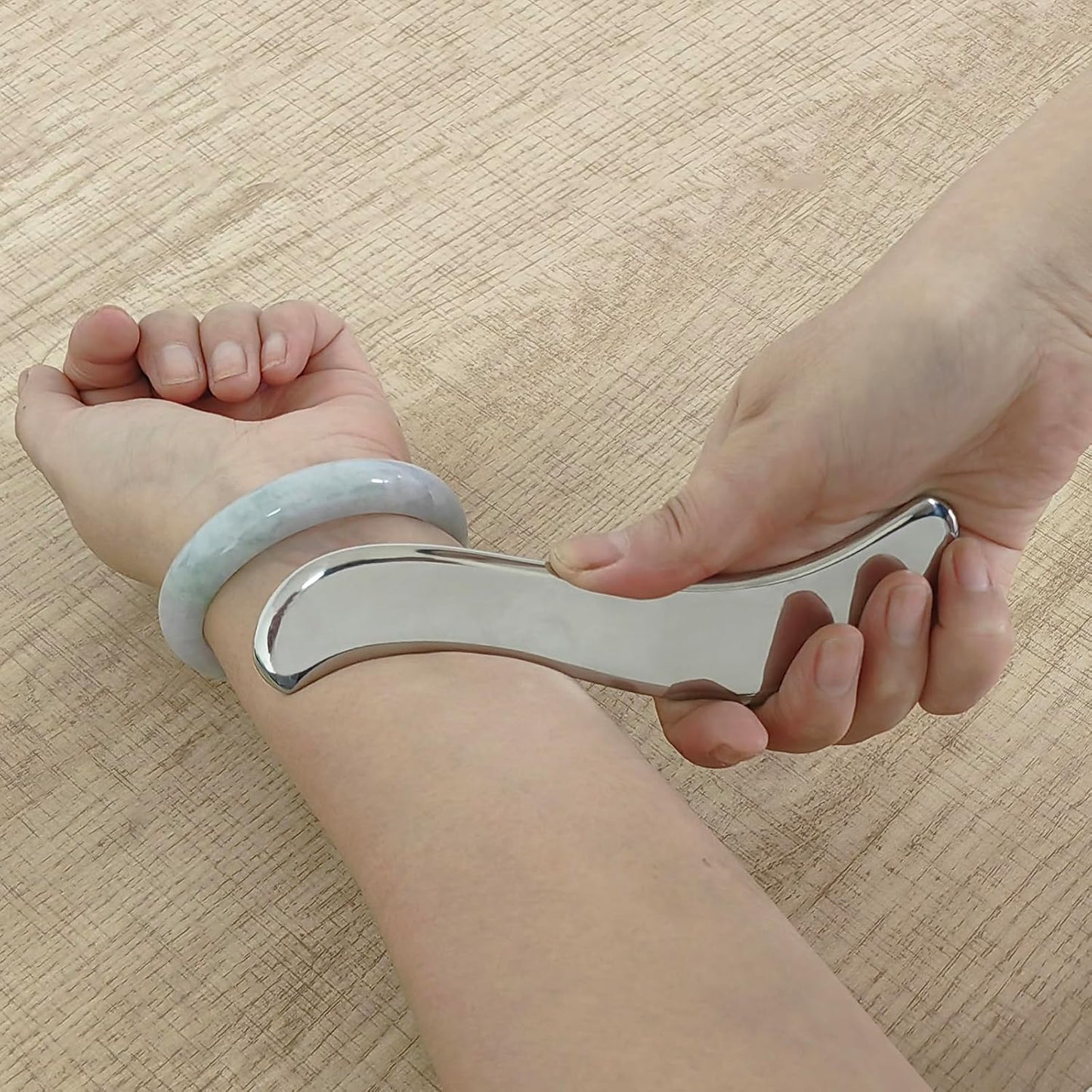 BYYDDIY Stainless Steel Gua Sha Muscle Scraper Tool,Scar Tissue Tool,Physical Therapy Tools,Muscle Scraping Tool,Guasha Massage Scraper,IASTM Tools (S.S-1)