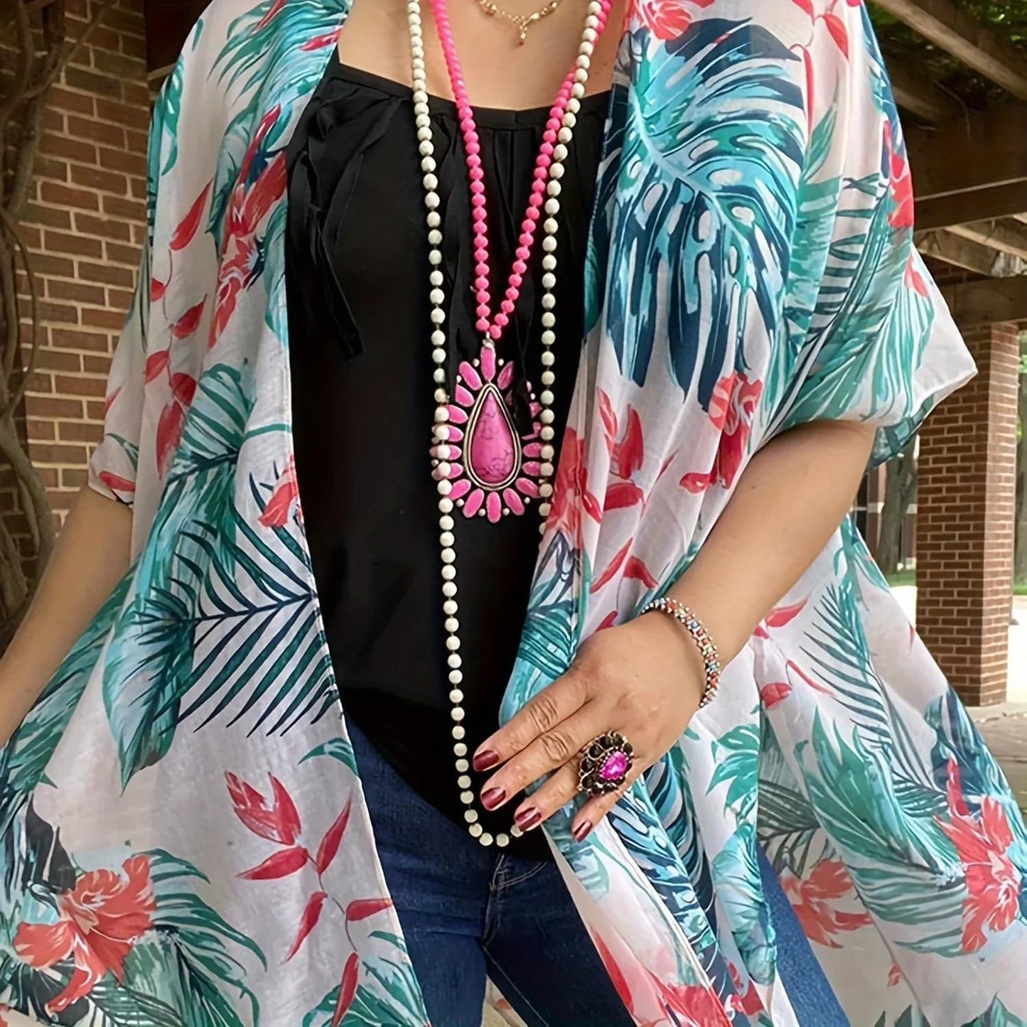 Moss Rose Women Summer Bikini Kimono Bathing Suit Cover Ups for Swimwear