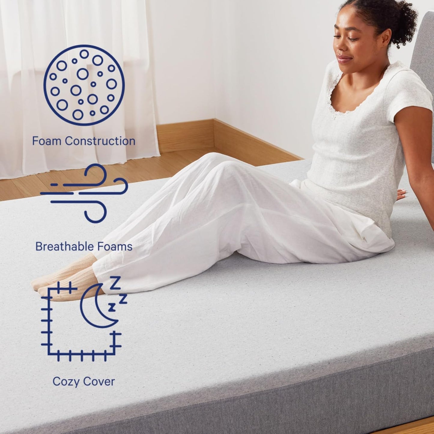 Casper Sleep Element Twin XL Mattress - Medium Feel - Motion Isolation - Breathable, Cooling Memory Foam - 100-Night Trial - CertiPUR-US