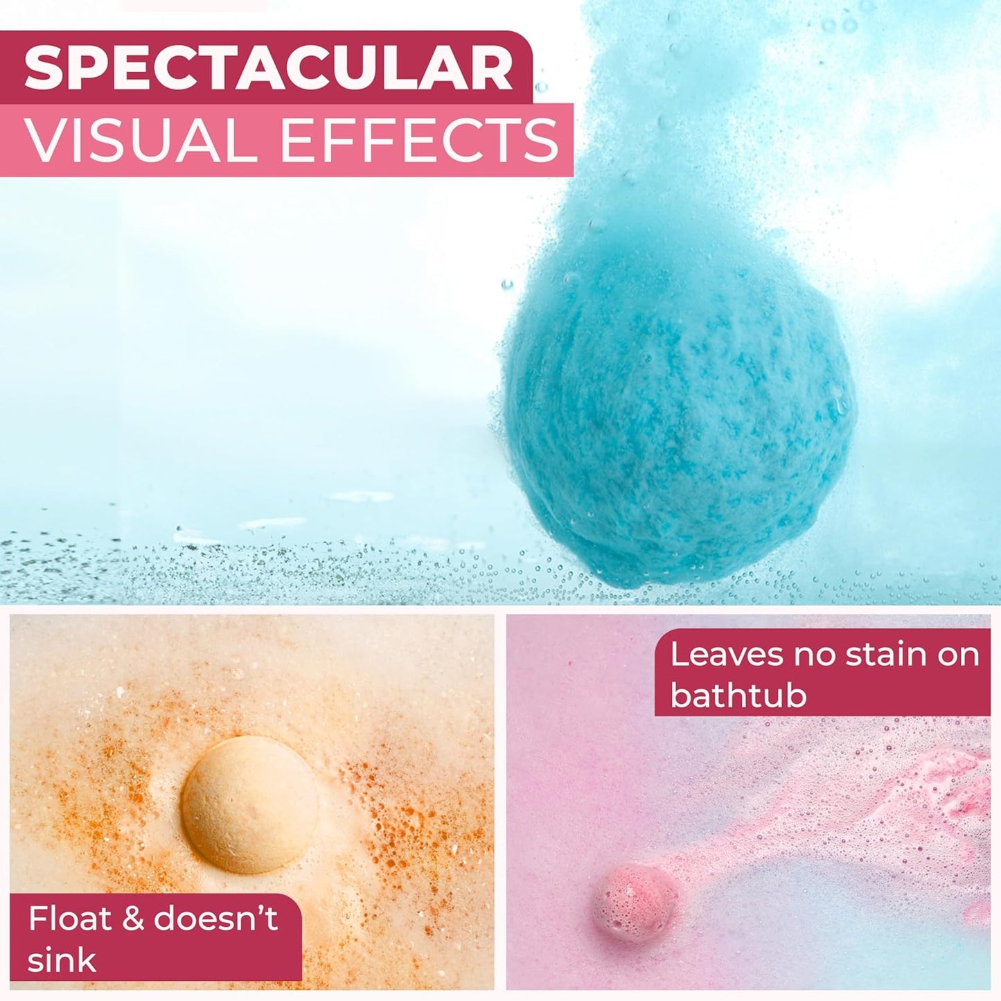 Bath Bombs for Women, Men & Kids – 12 Bath Bomb Gift Set with Shea Butter, Essential Oils & Sea Salt, Moisturizing Spa Aromatherapy, Long-Lasting Fizz, Relaxation & Holiday Gifts