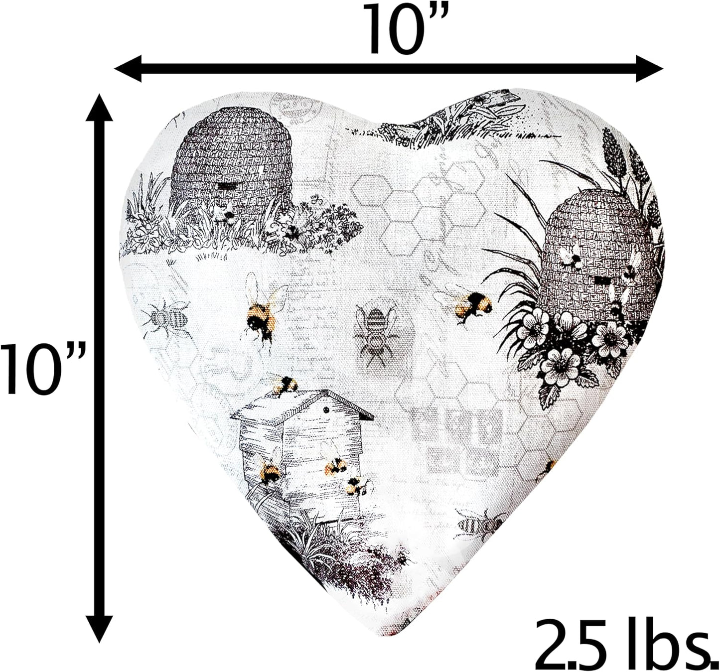 Heat Pack - Handmade Microwavable Heating Pads - Unique Microwave Heating Pad for Rapid Pain Relief & Comfort - Suitable for The Neck, Stomach Cramps & More - Heat Wrap or Hot Compress Neck